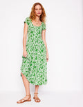 Samantha Scoop Jersey Dress-Paradise Green, Vine