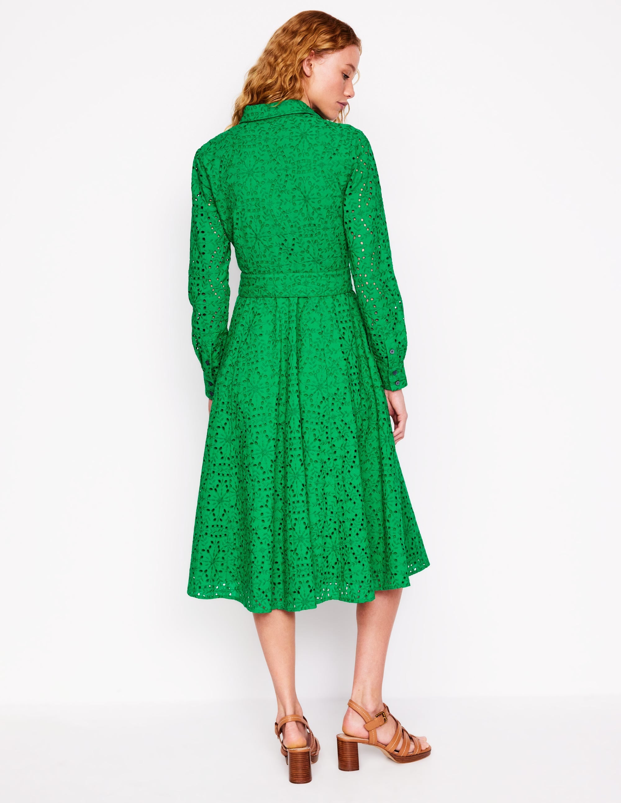 boden emerald green dress Lucille Tulle Midi Dress - Emerald Night