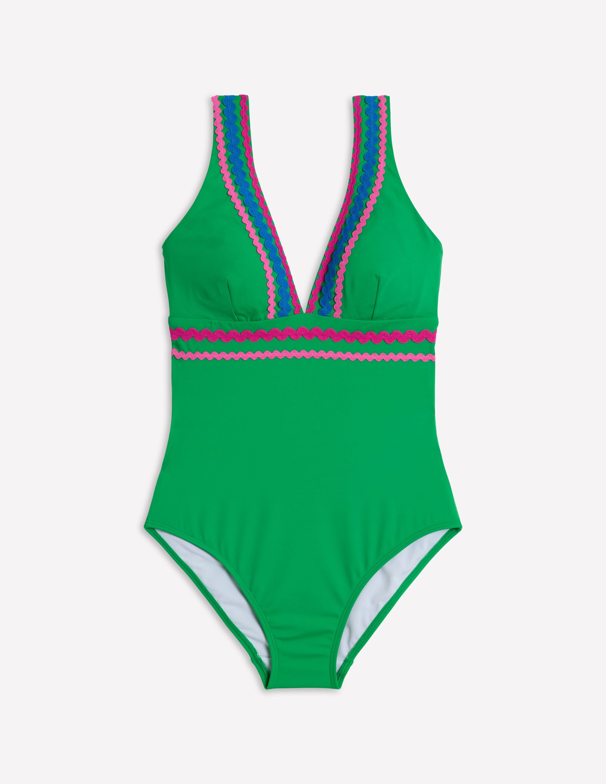 Porto V-neck Swimsuit-Bright Green Rik Rak - Image 5