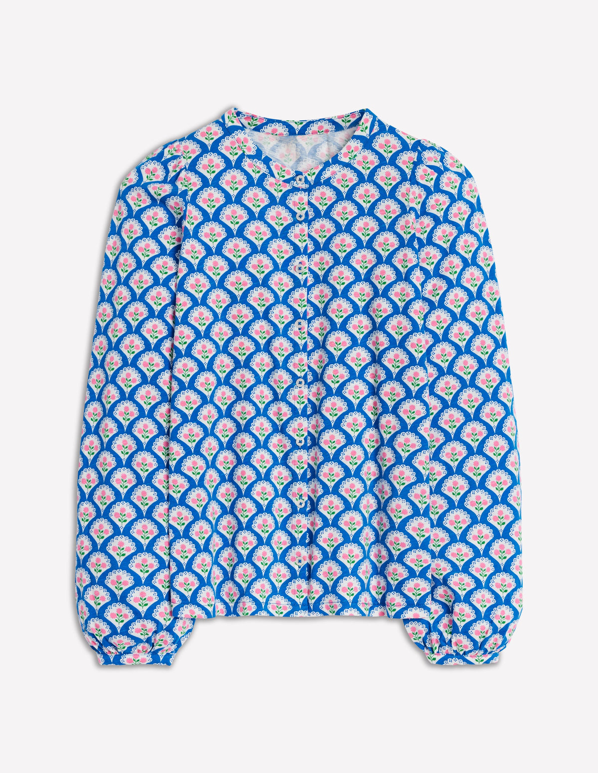 Marina Jersey Shirt-Gallery Blue, Blossom Terrace - Image 5