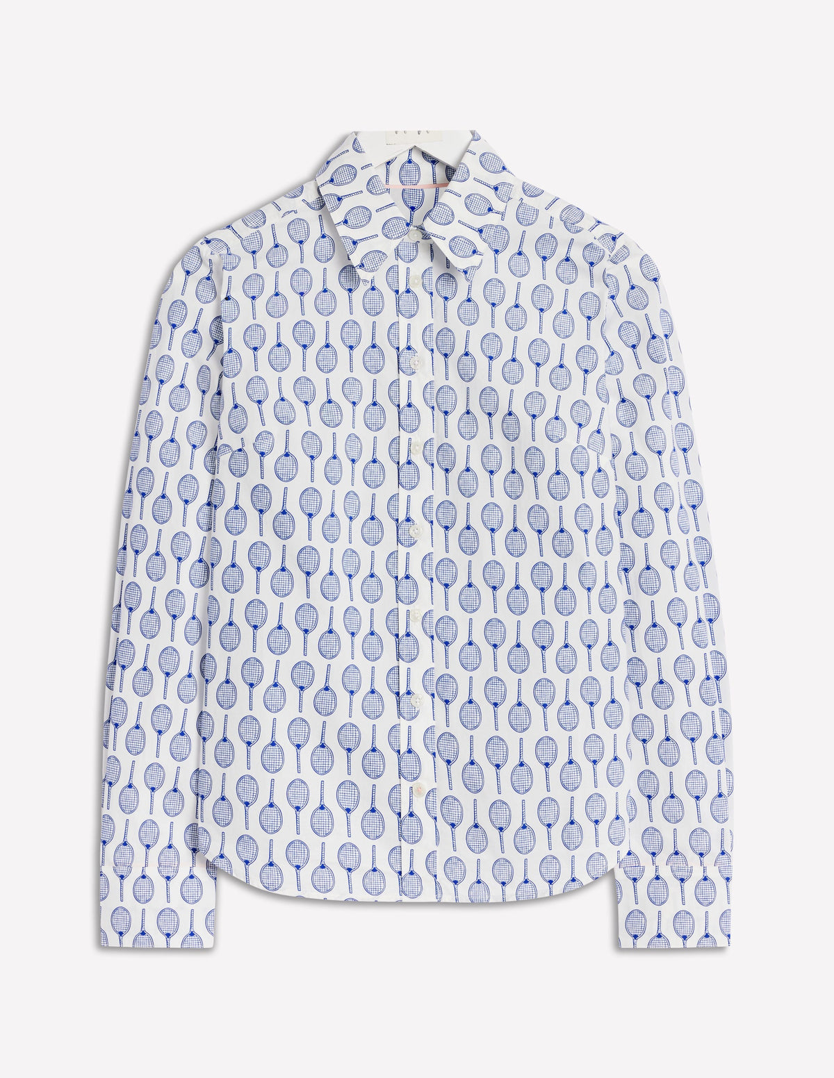 Sienna Cotton Shirt-Ivory, Tennis - Image 6