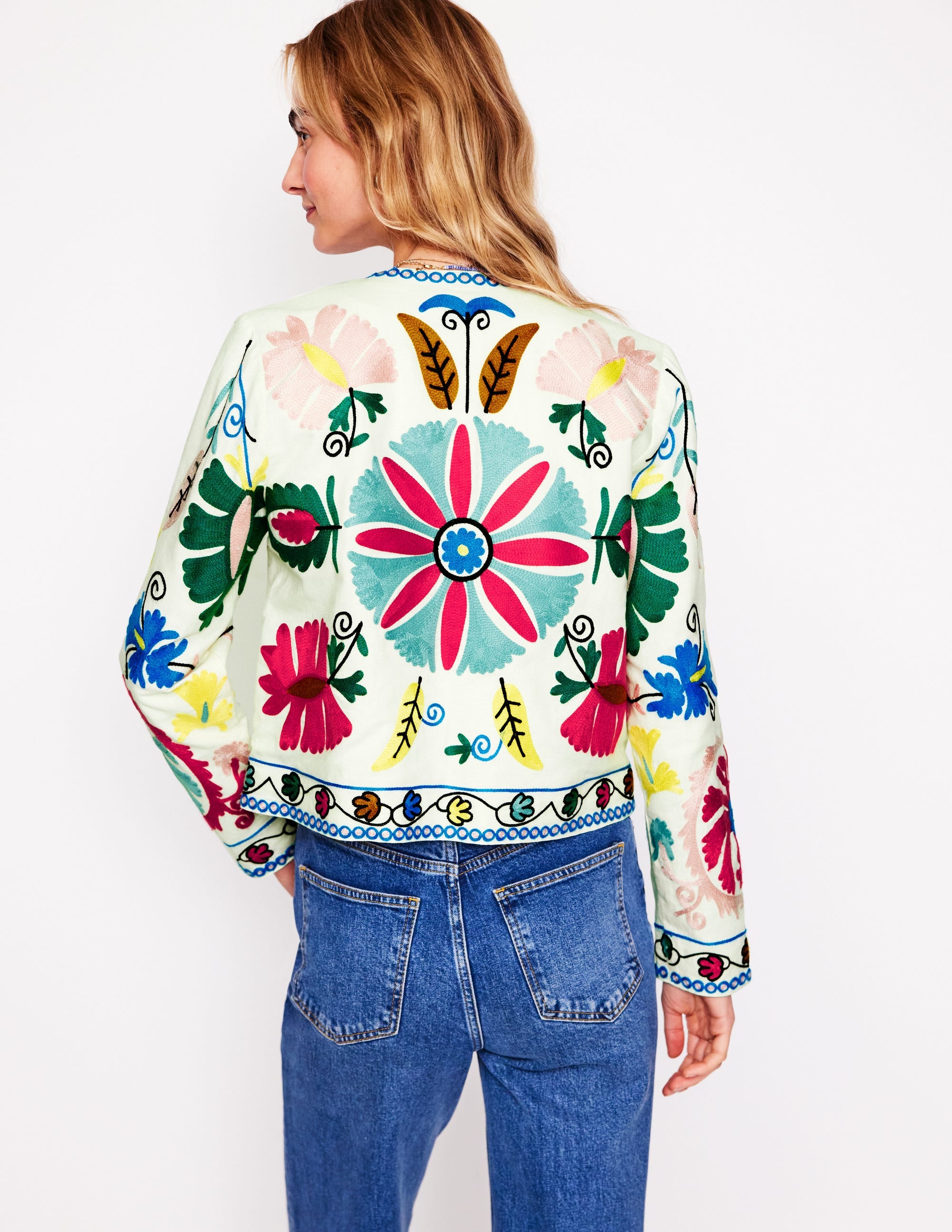 Embroidered Item Jacket-Multi Embroidery - Image 3