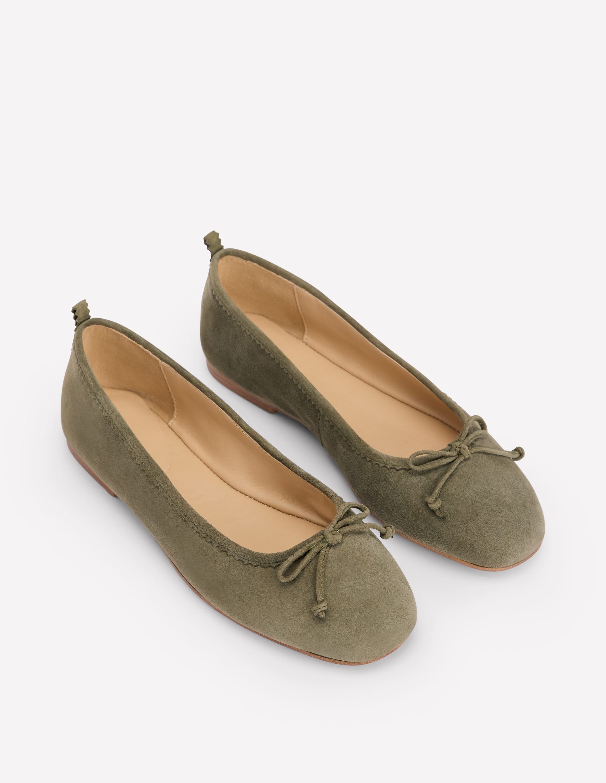 Kitty Flexi Sole Ballet Pumps-Green - Image 3