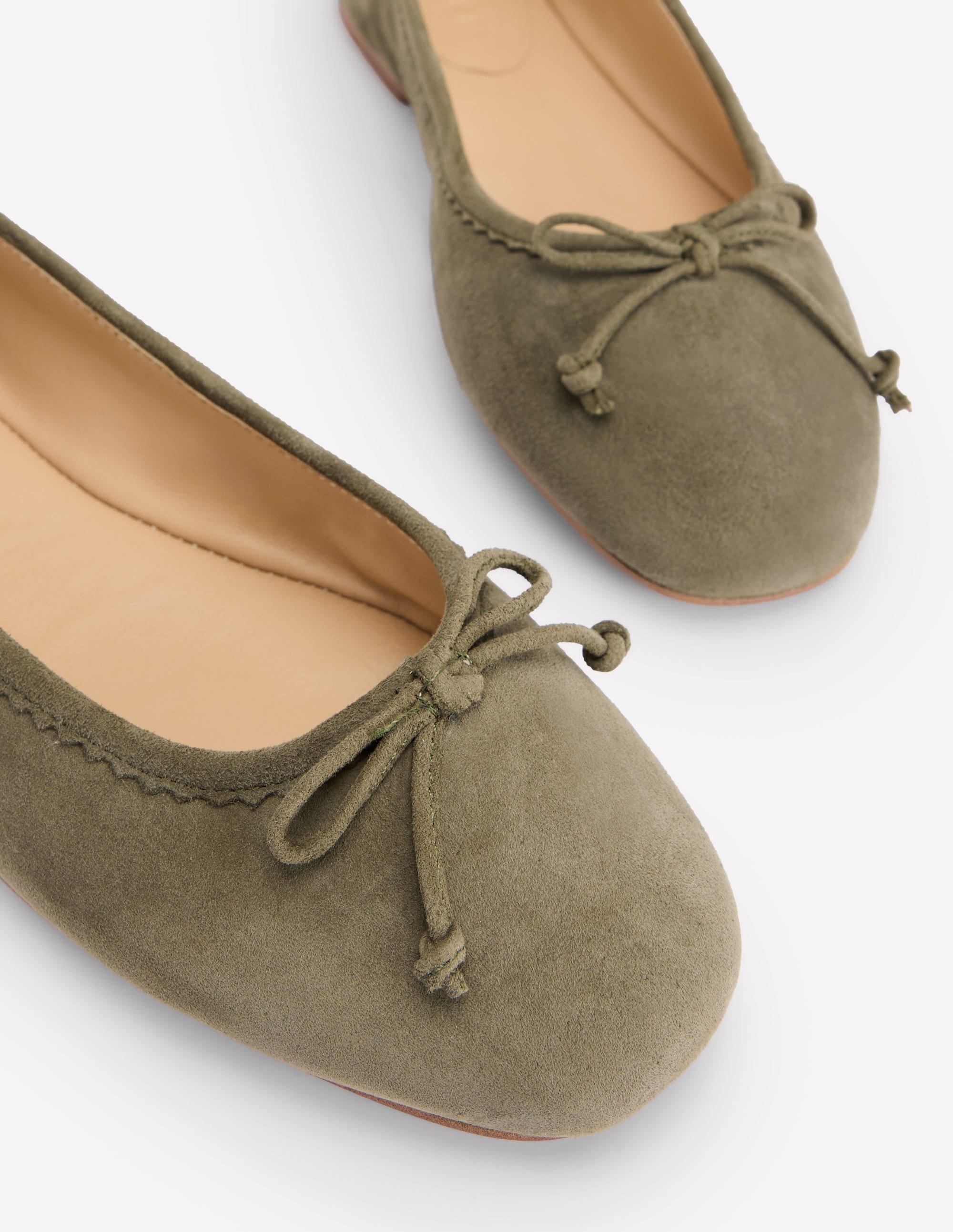 Kitty Flexi Sole Ballet Pumps-Green - Image 4