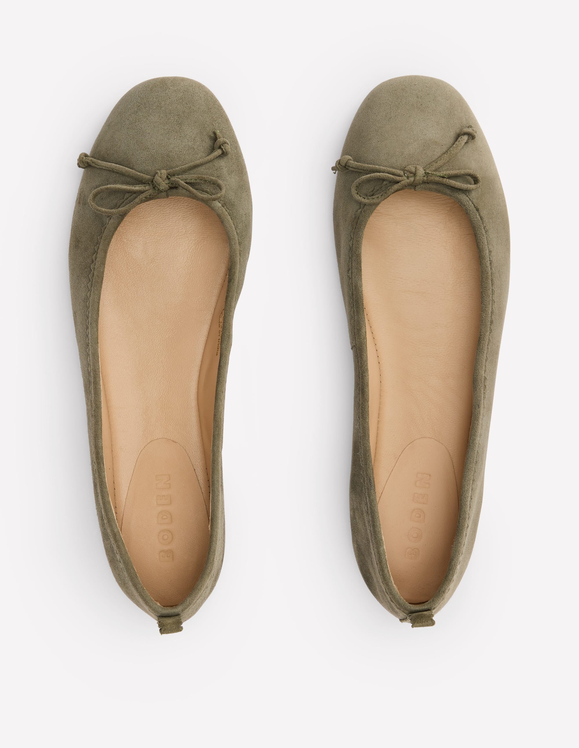 Kitty Flexi Sole Ballet Pumps-Green - Image 5
