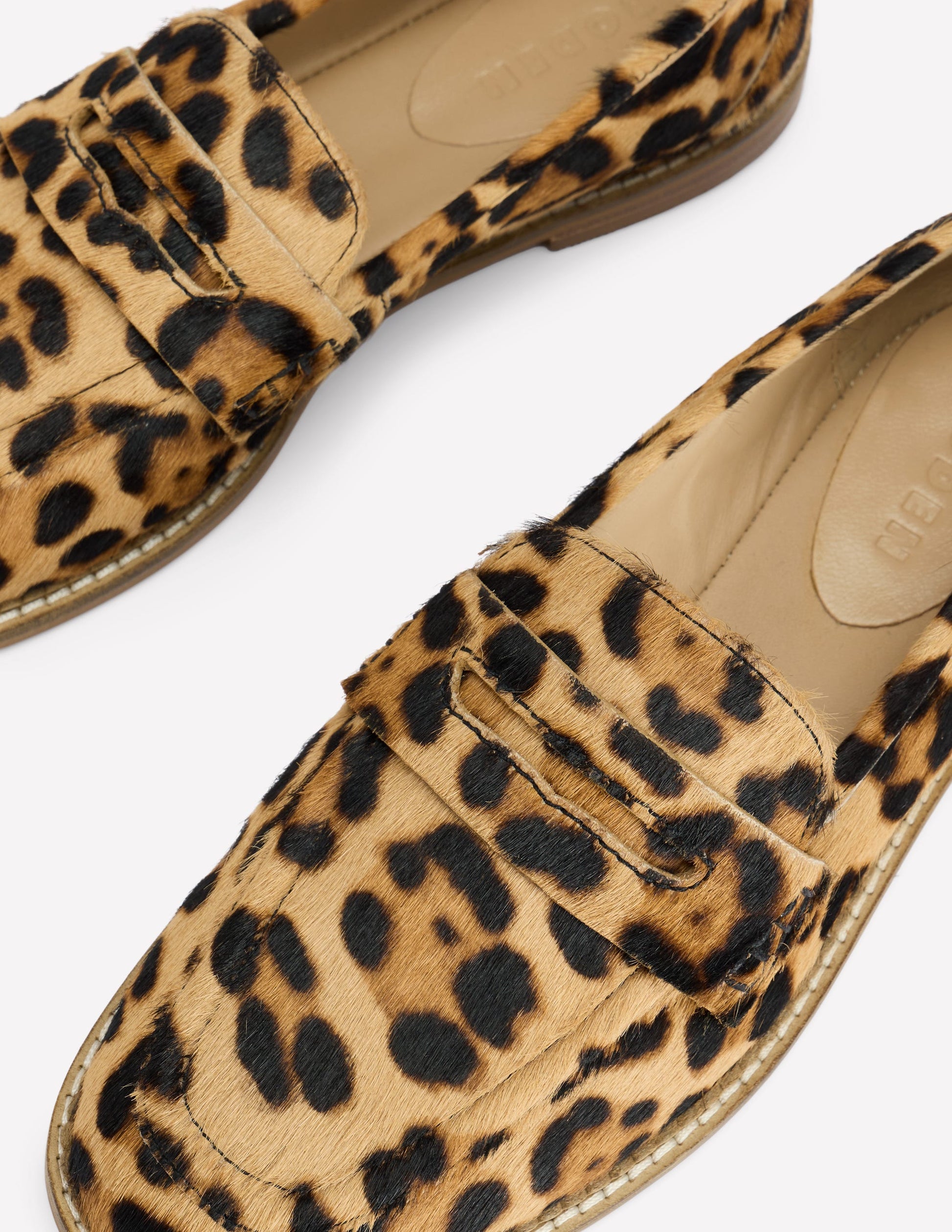 Nya Penny Loafers-Classic Leopard Boden UK - Main Image