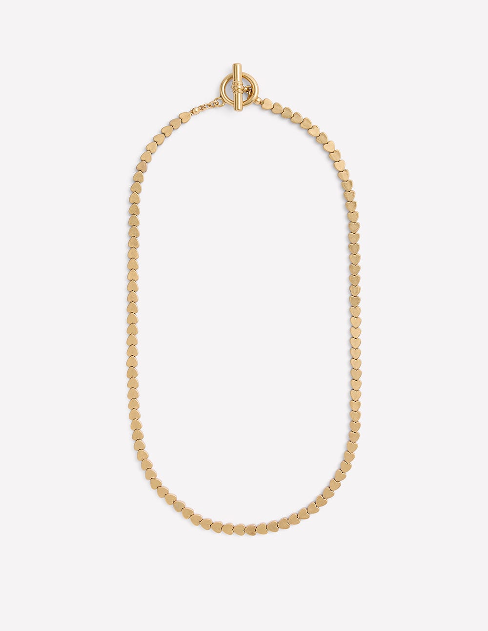 Metal Heart Necklace-Gold - Image 1