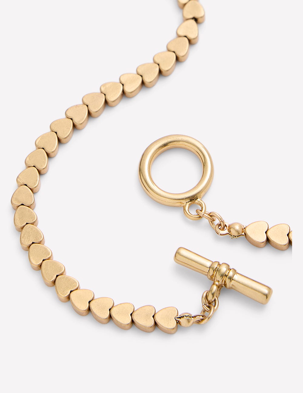 Metal Heart Necklace-Gold - Image 4
