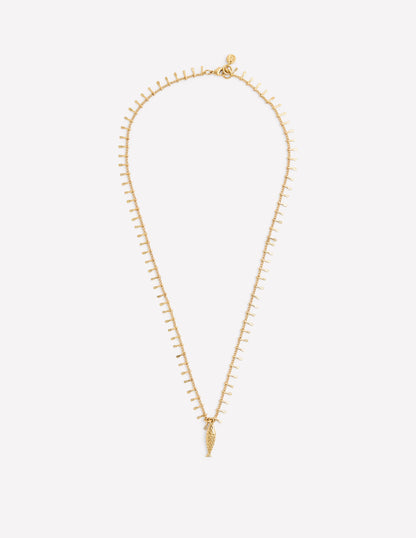 Layering Charm Necklace-Fish-1