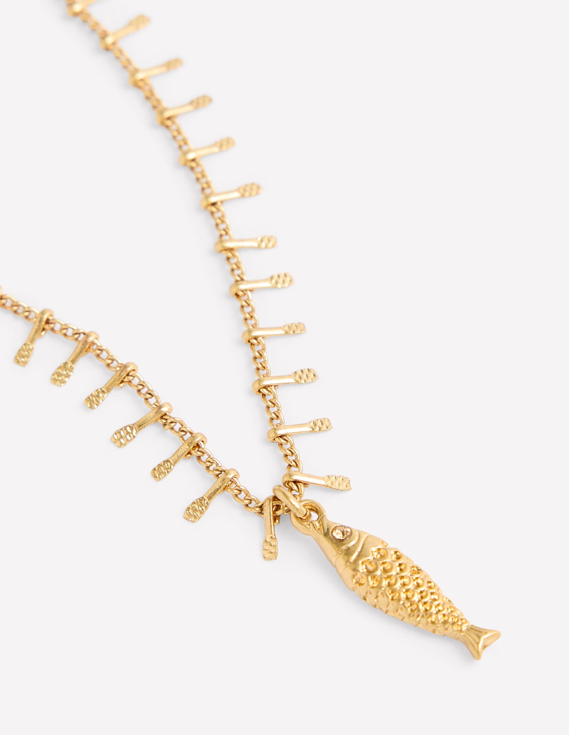 Layering Charm Necklace-Fish-4