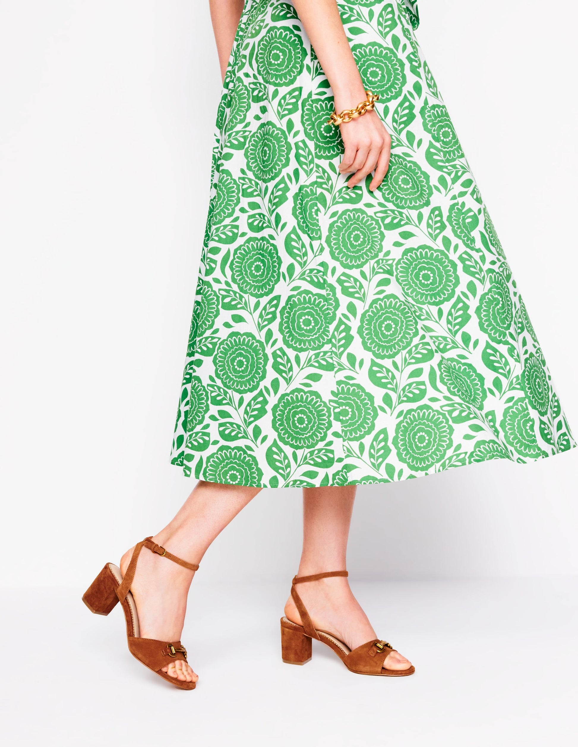 Iris Snaffle Block Heel Sandal-Tan-2