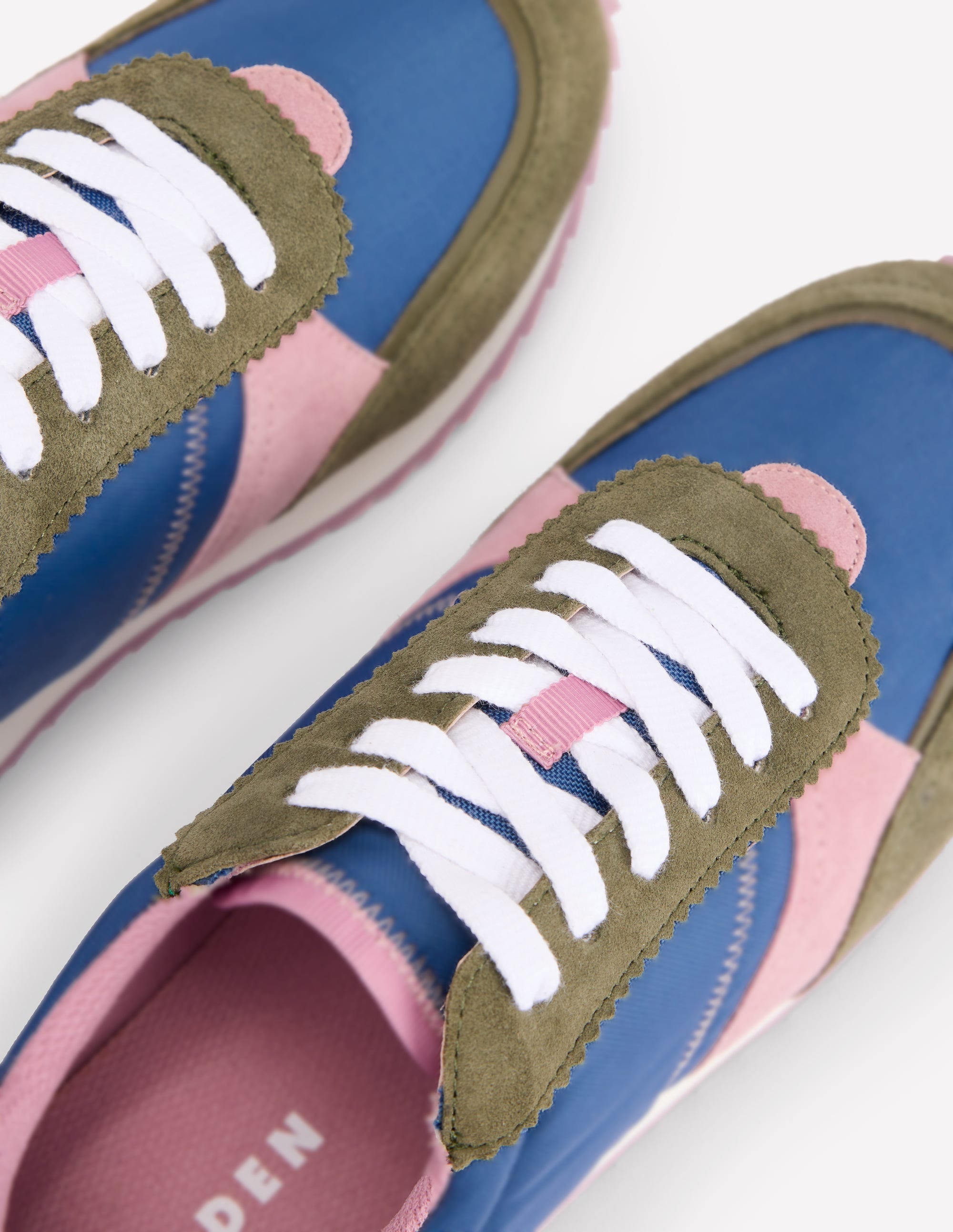 Runner Trainers-Blue Colourblock - Image 4