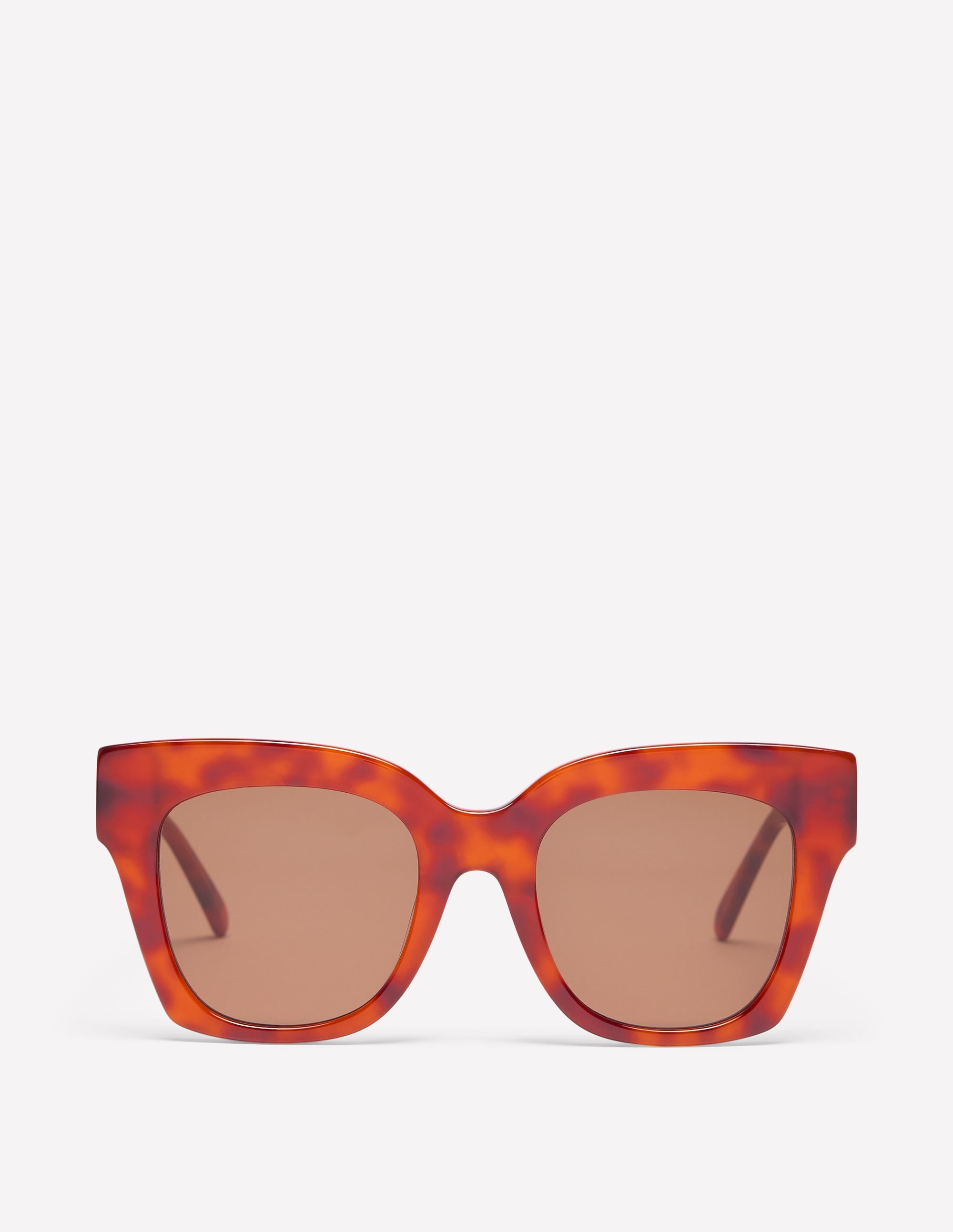Oversized Tort Sunglasses-Marmalade Tort - Image 1