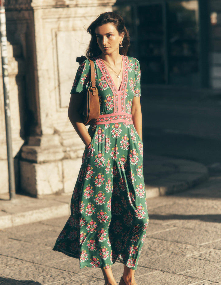 Ellie Flutter Maxi Tea Dress | Stylish Dress with Flutter Sleeves | Boden UK Ellie Flutter Maxi Tea Dress | Stylish Dress with Flutter Sleeves | Boden UK