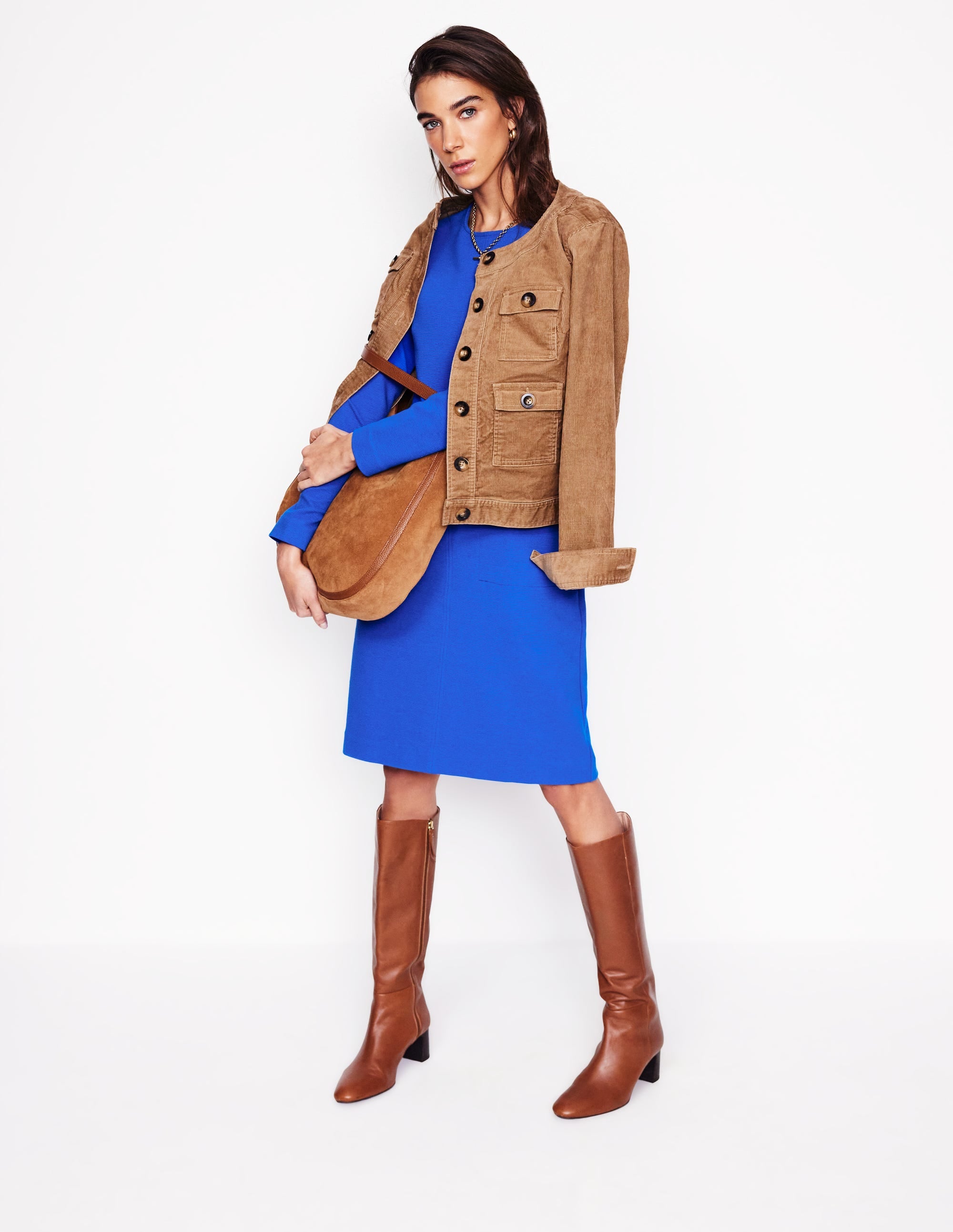 Cornelia Ottoman Dress-Gallery Blue - Image 4