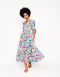 Violet Midi Dress-Multi, Meadow Paisley
