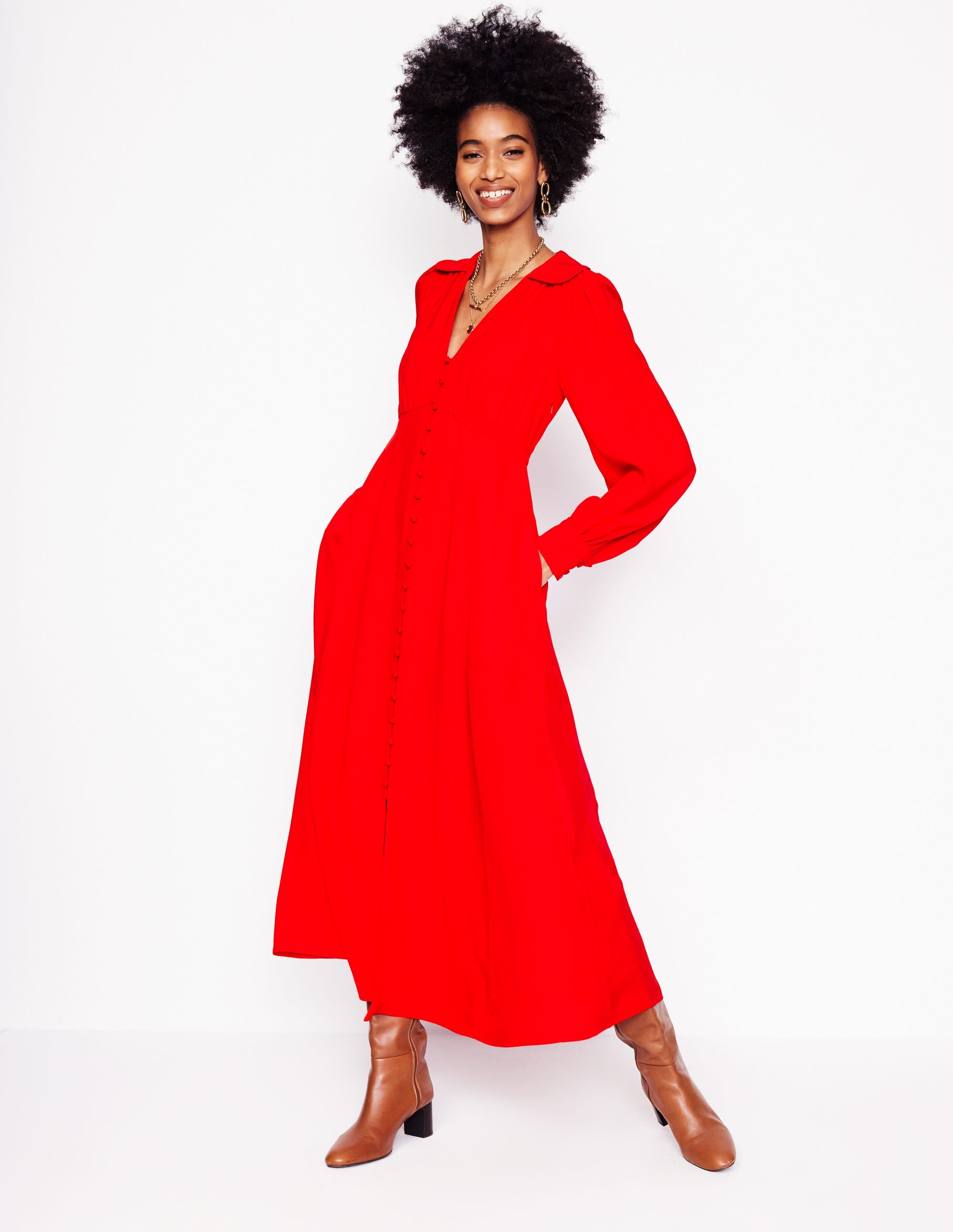 ankle length red dress Red Strapless Tight Long Dress With Gathering At The Sides