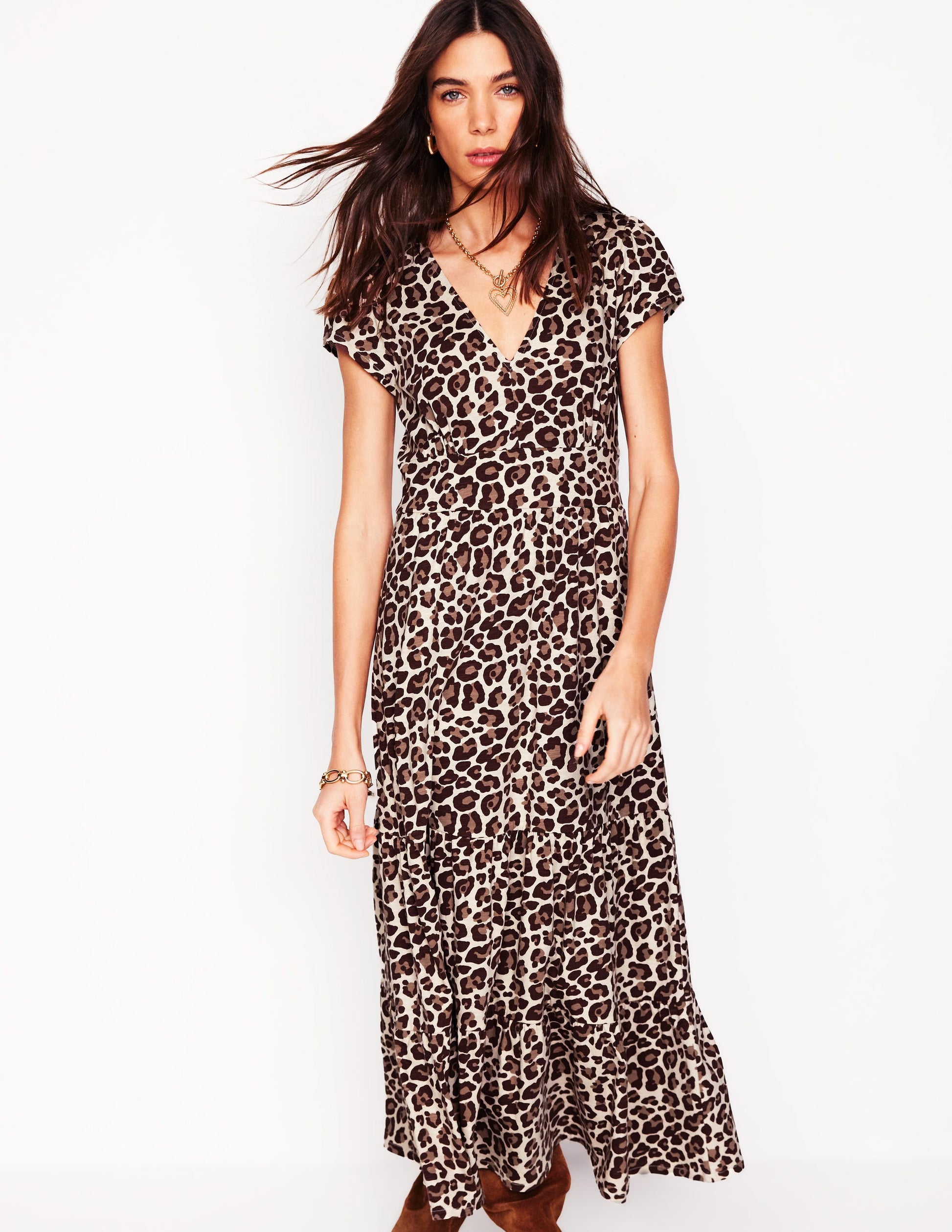 boden eloise jersey dress BODEN Eloise Tiered Jersey Dress