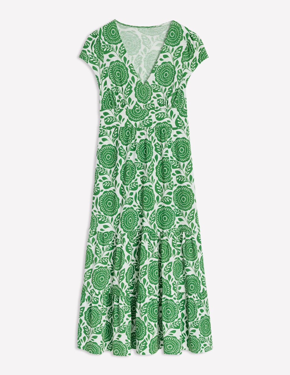 boden eloise tiered jersey dress Boden Eloise Tiered Jersey Dress in Blue