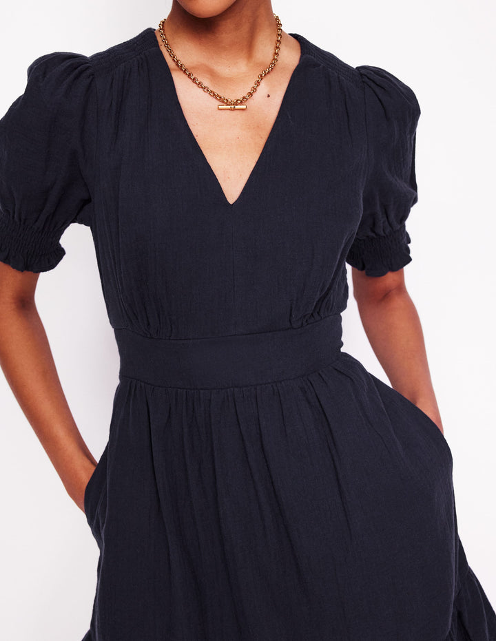 Anna Linen Tiered Midi Dress | Chic & Comfortable Linen Dress | Boden UK Anna Linen Tiered Midi Dress | Chic & Comfortable Linen Dress | Boden UK