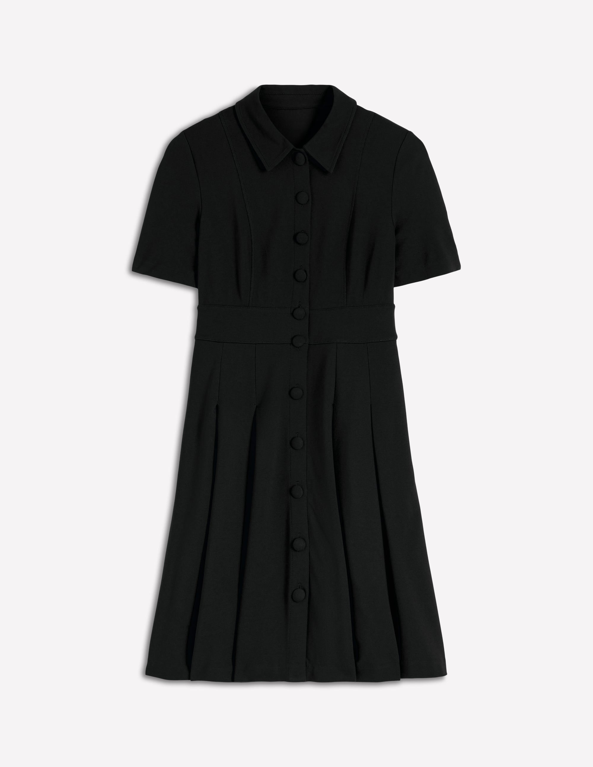 Bridget Ponte Short Dress-Black - Image 6