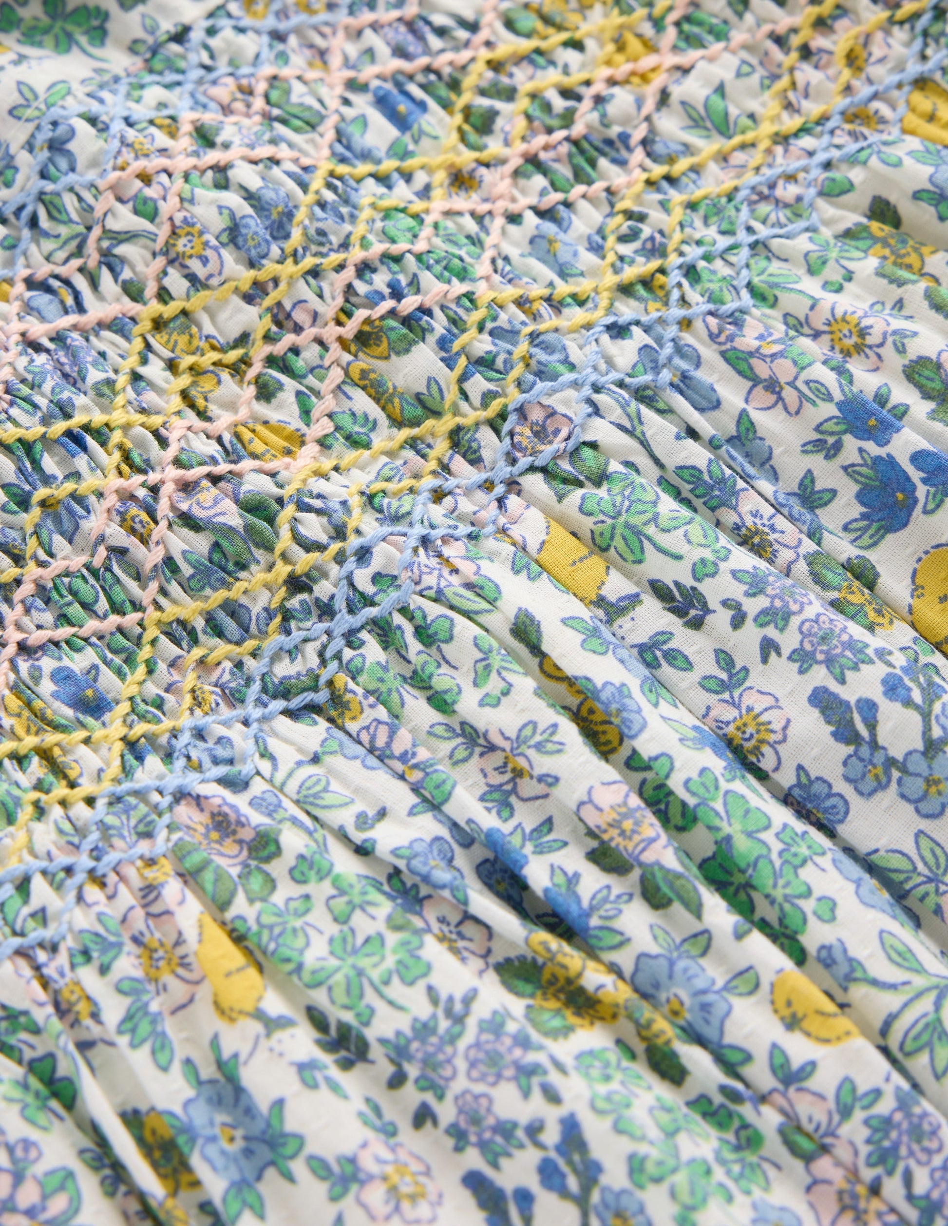 Adeline Smocked Dress-Easter Chick Floral-3