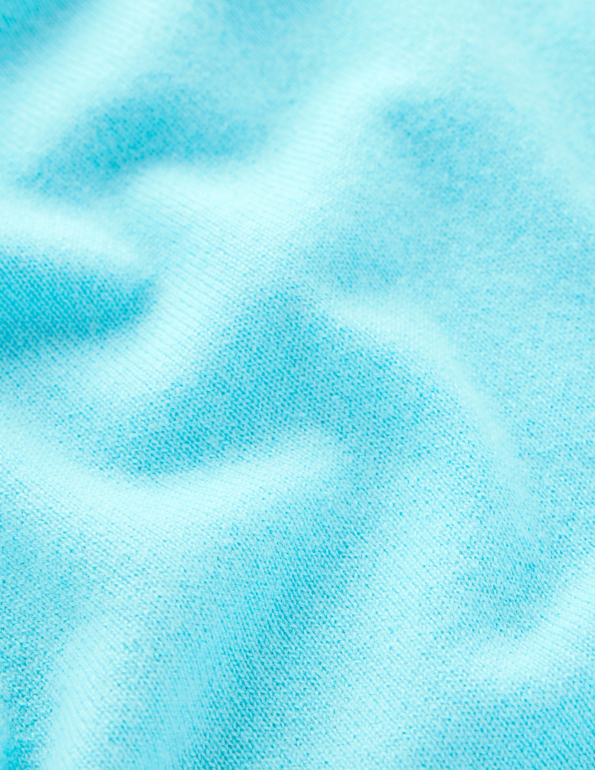 Eva Cashmere Crew Neck Jumper-Caribbean Blue - Image 6