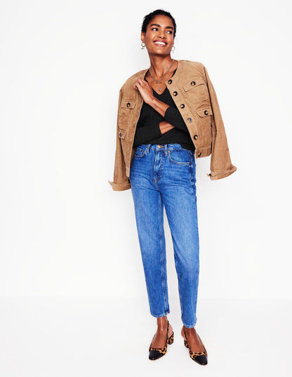 Eva Cashmere V-neck Jumper-Black-5