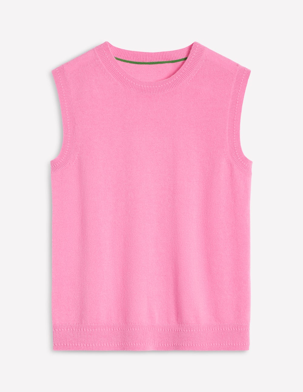 Eva Cashmere Tank-Meadowsweet Pink - Image 6