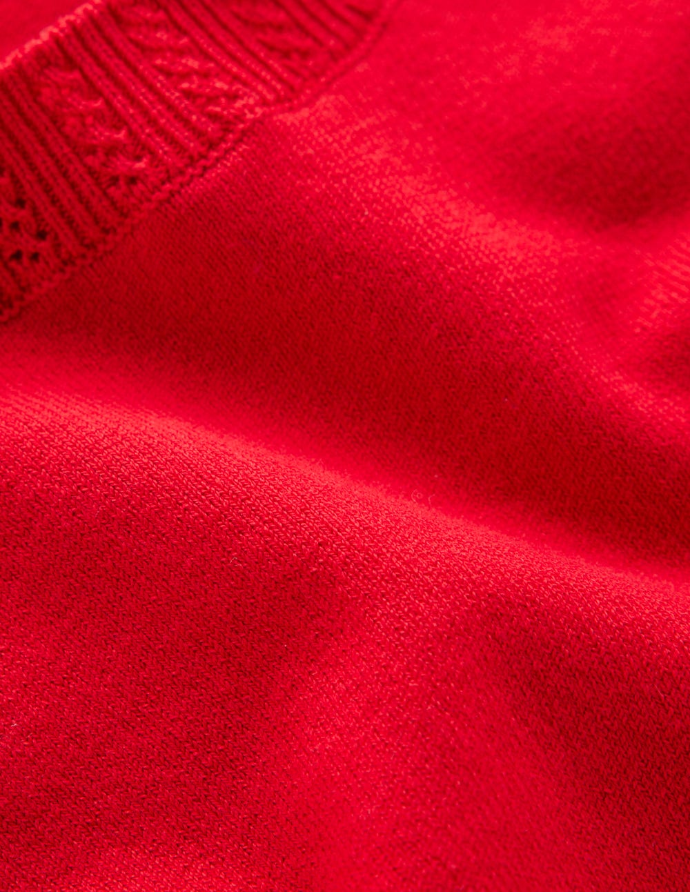 Emilia Cotton Crew Jumper-Merida Red - Image 6