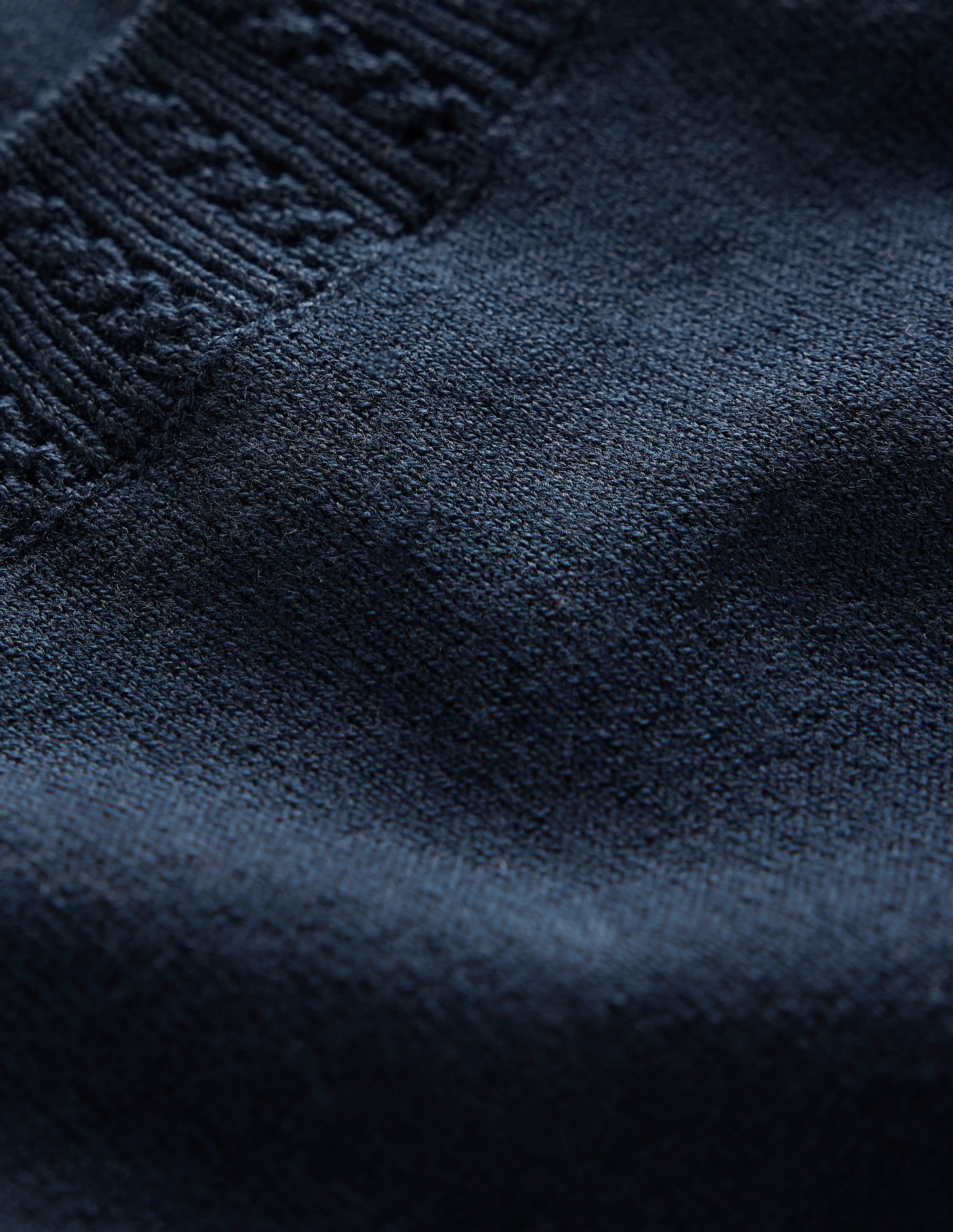 Emilia Cotton Crew Neck Tank-Navy - Image 8