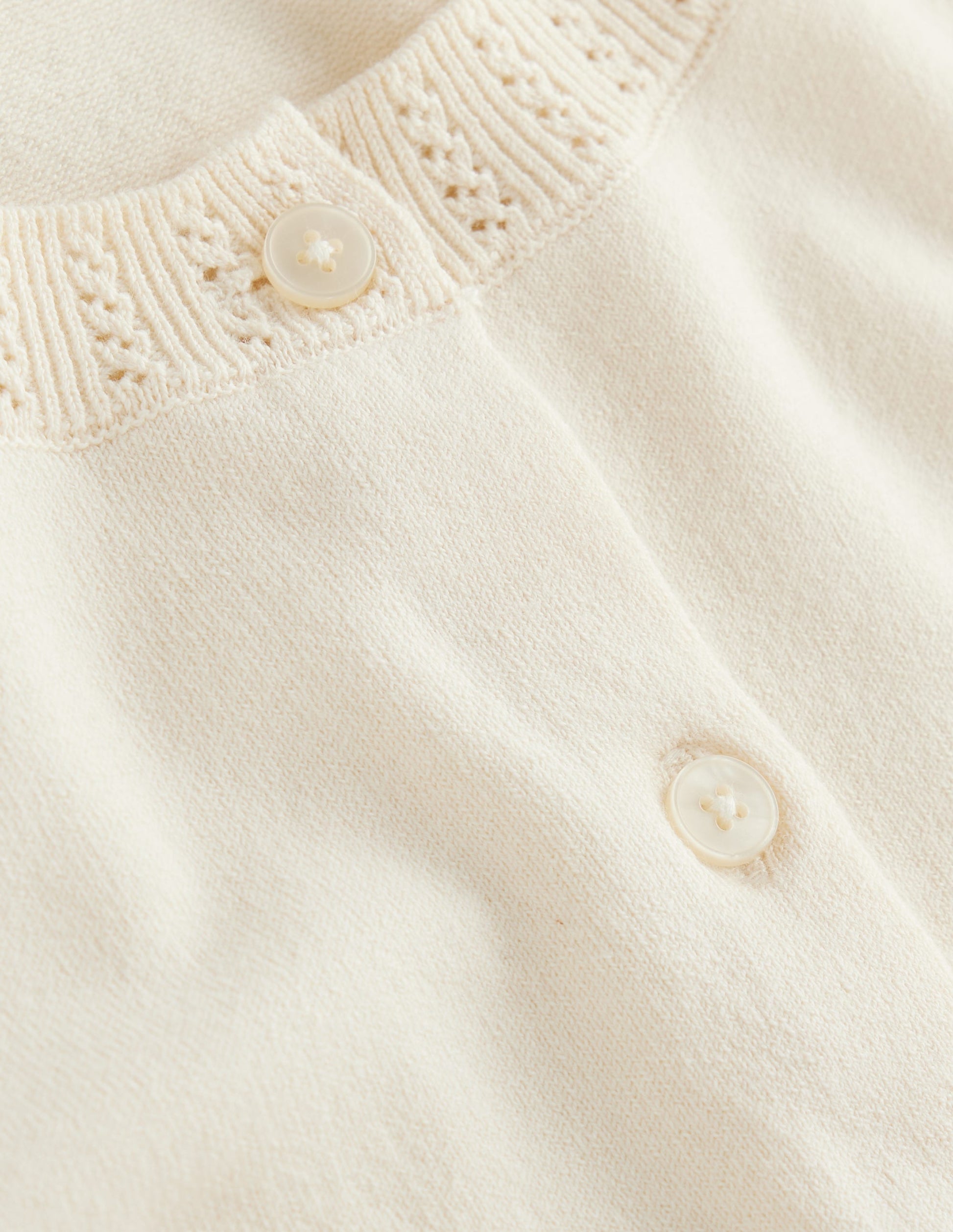 Emilia Cotton Crew Cardigan-Warm Ivory-6