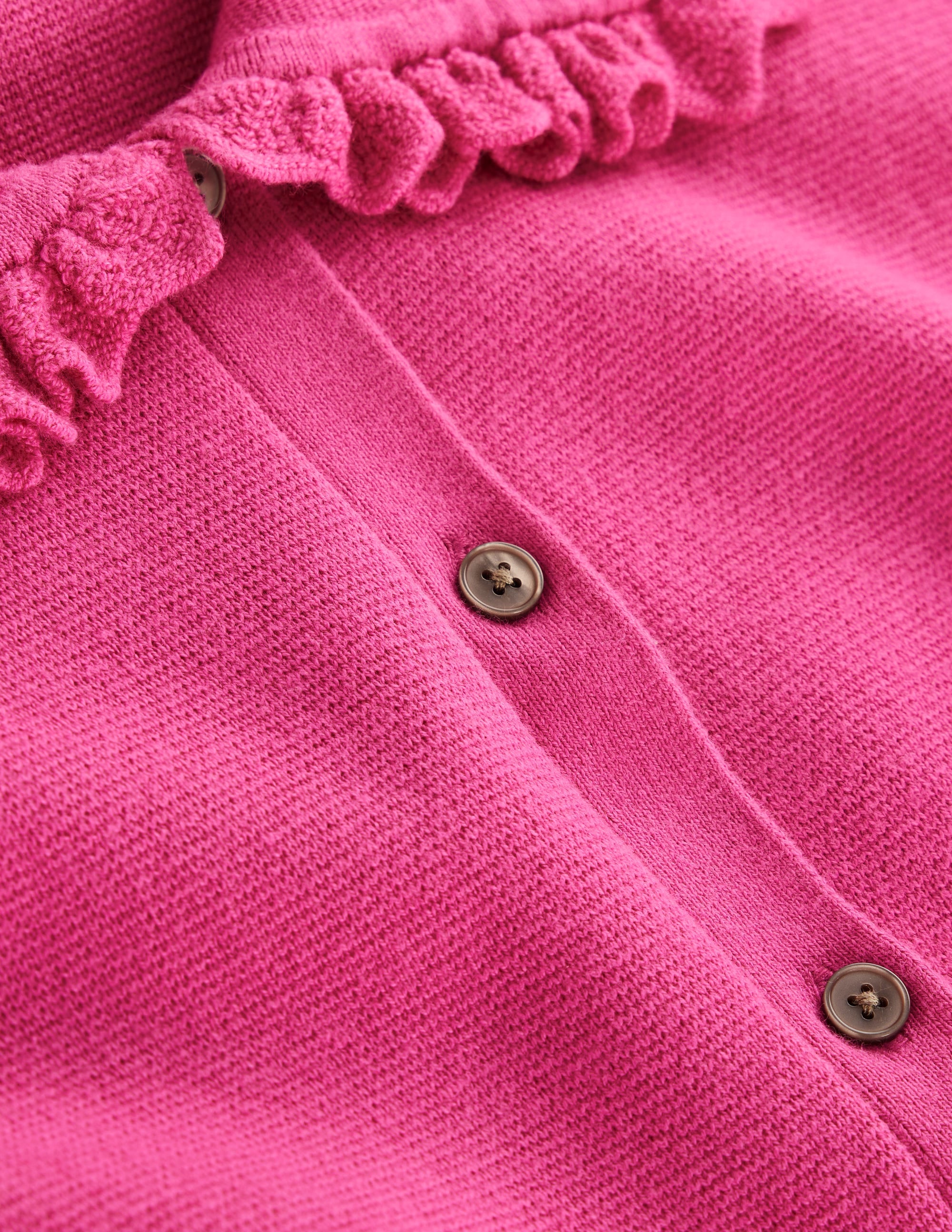Jessie Frill Collared Cardigan-Sorbet Pink - Image 6