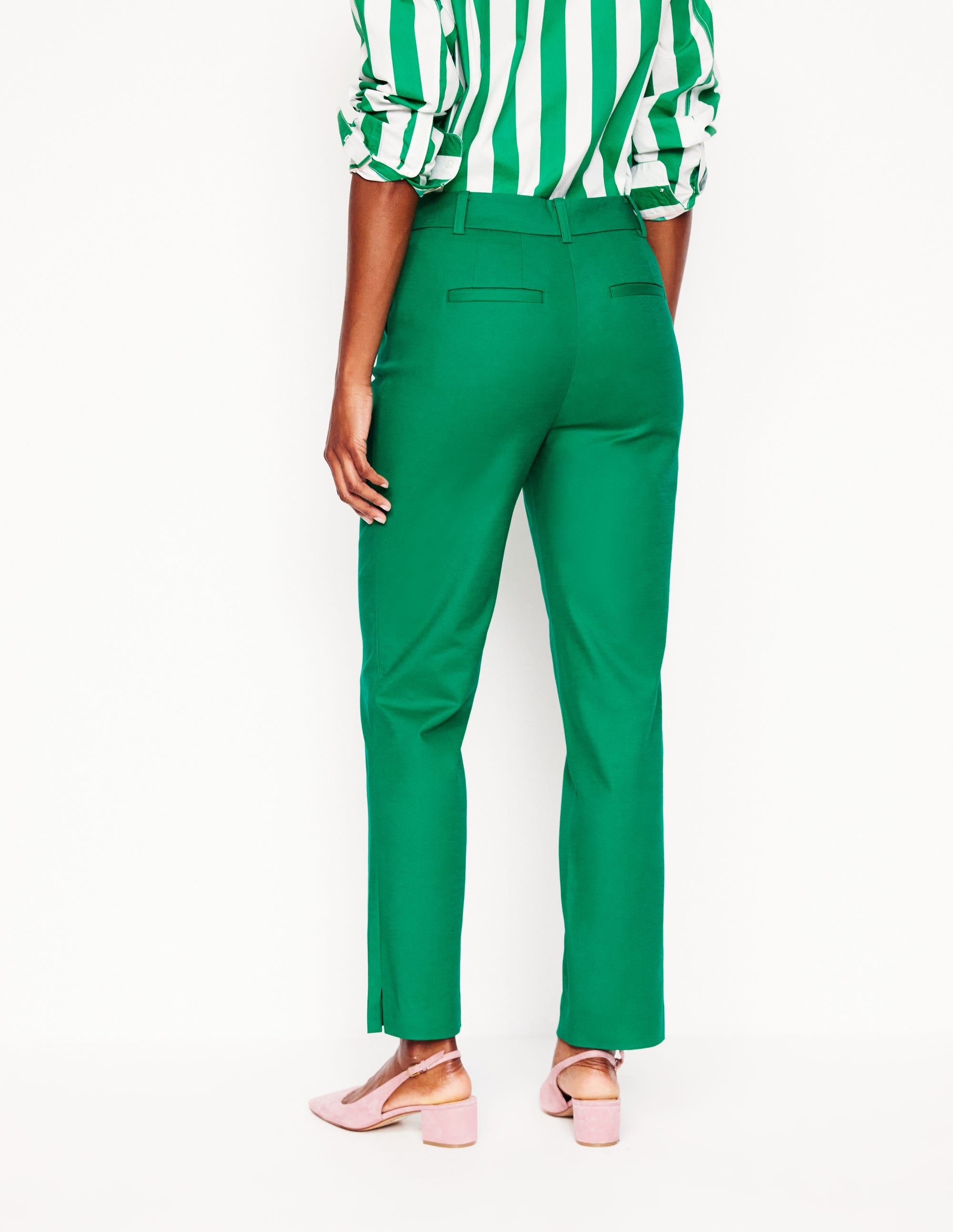 Richmond 7/8 Trousers-Rich Emerald - Image 3