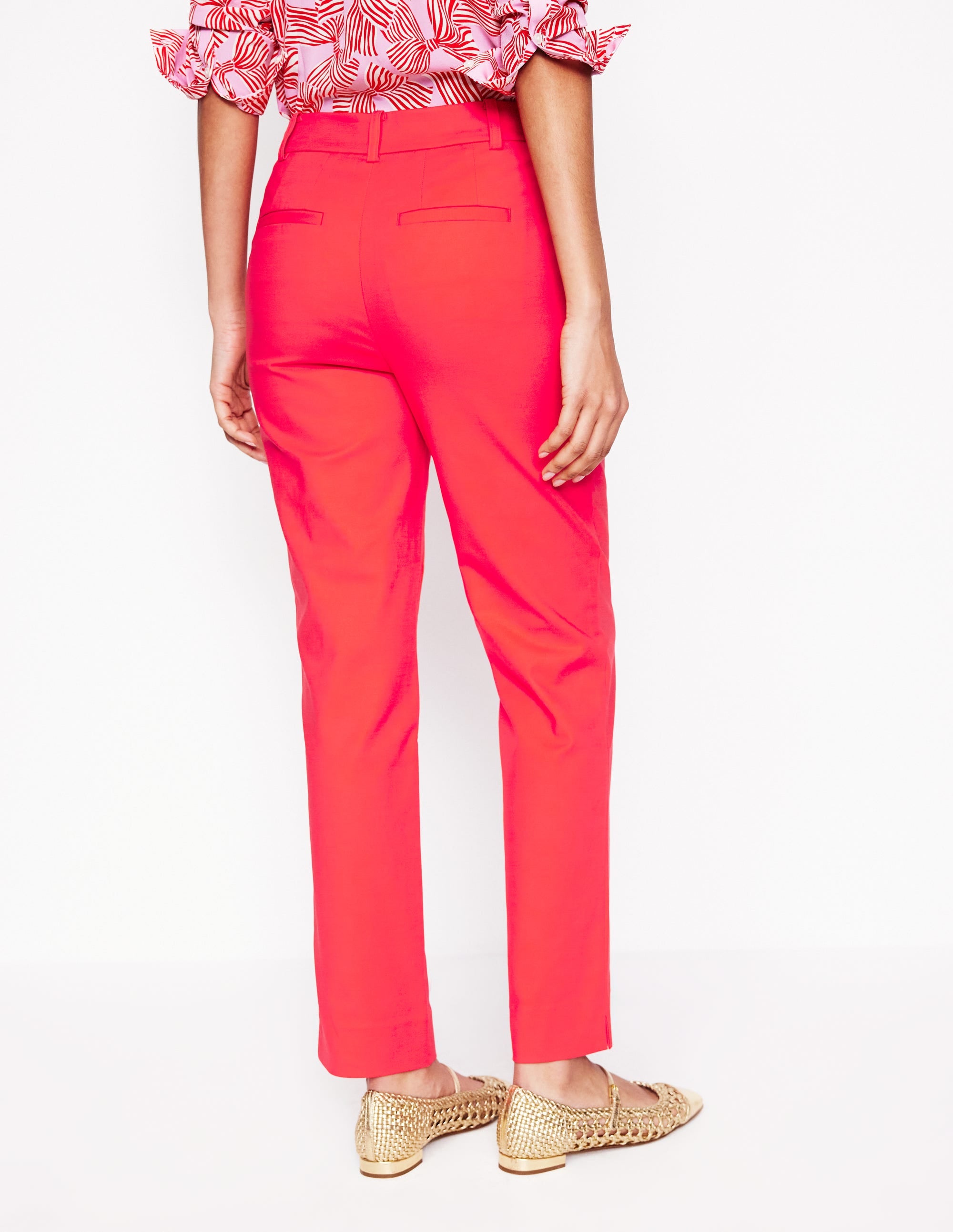 Richmond 7/8 Trousers-Strawberry Tart Red - Image 3