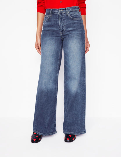 High Rise Wide Leg Jeans-Mid Vintage-4