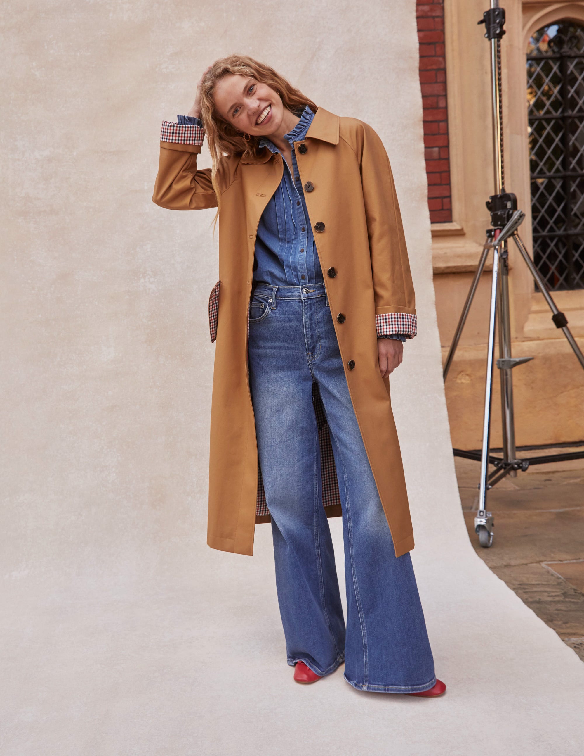 High Rise Wide Leg Jeans-Mid Vintage - Image 6