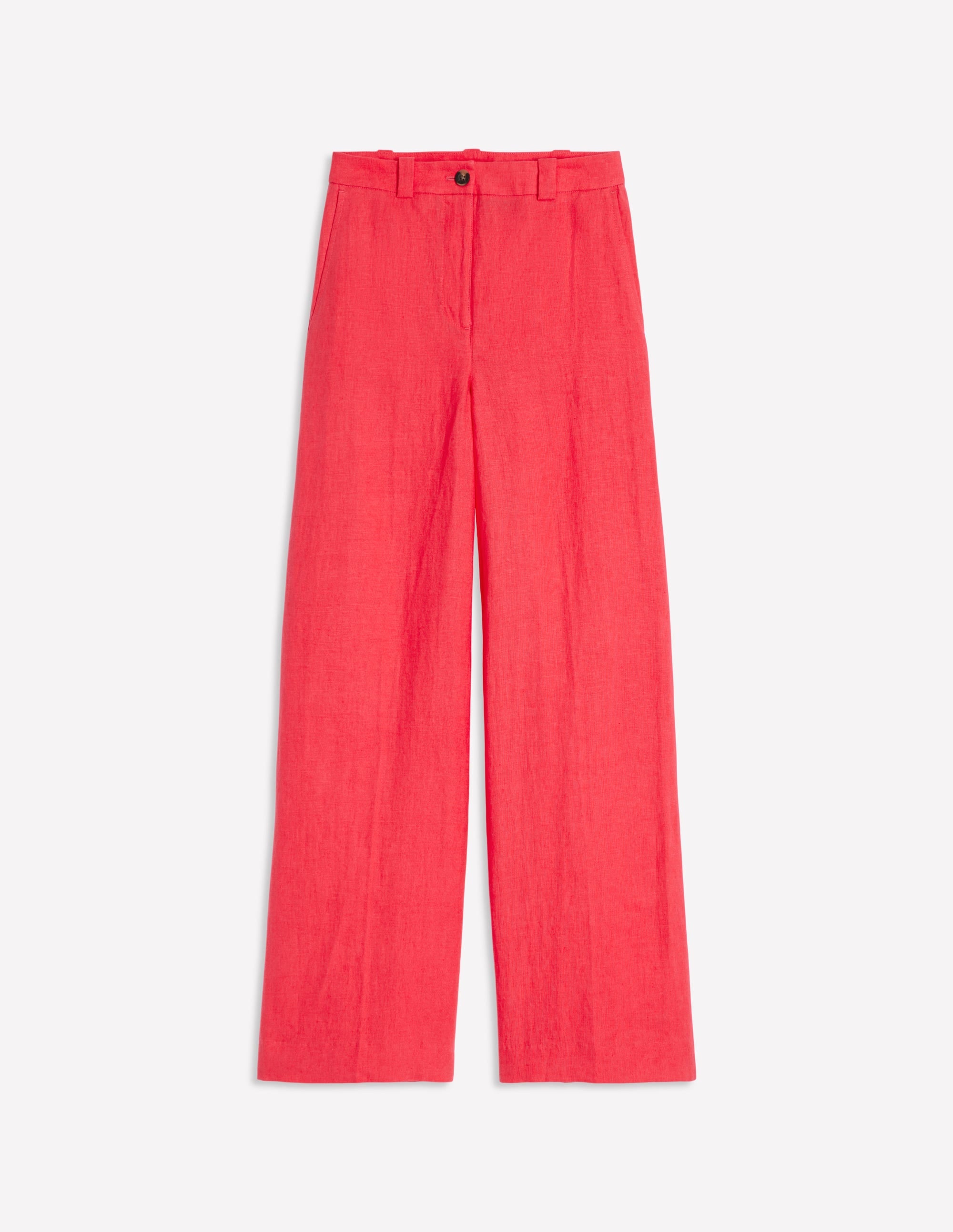 Westbourne Linen Trousers-Camelia Pink - Image 5