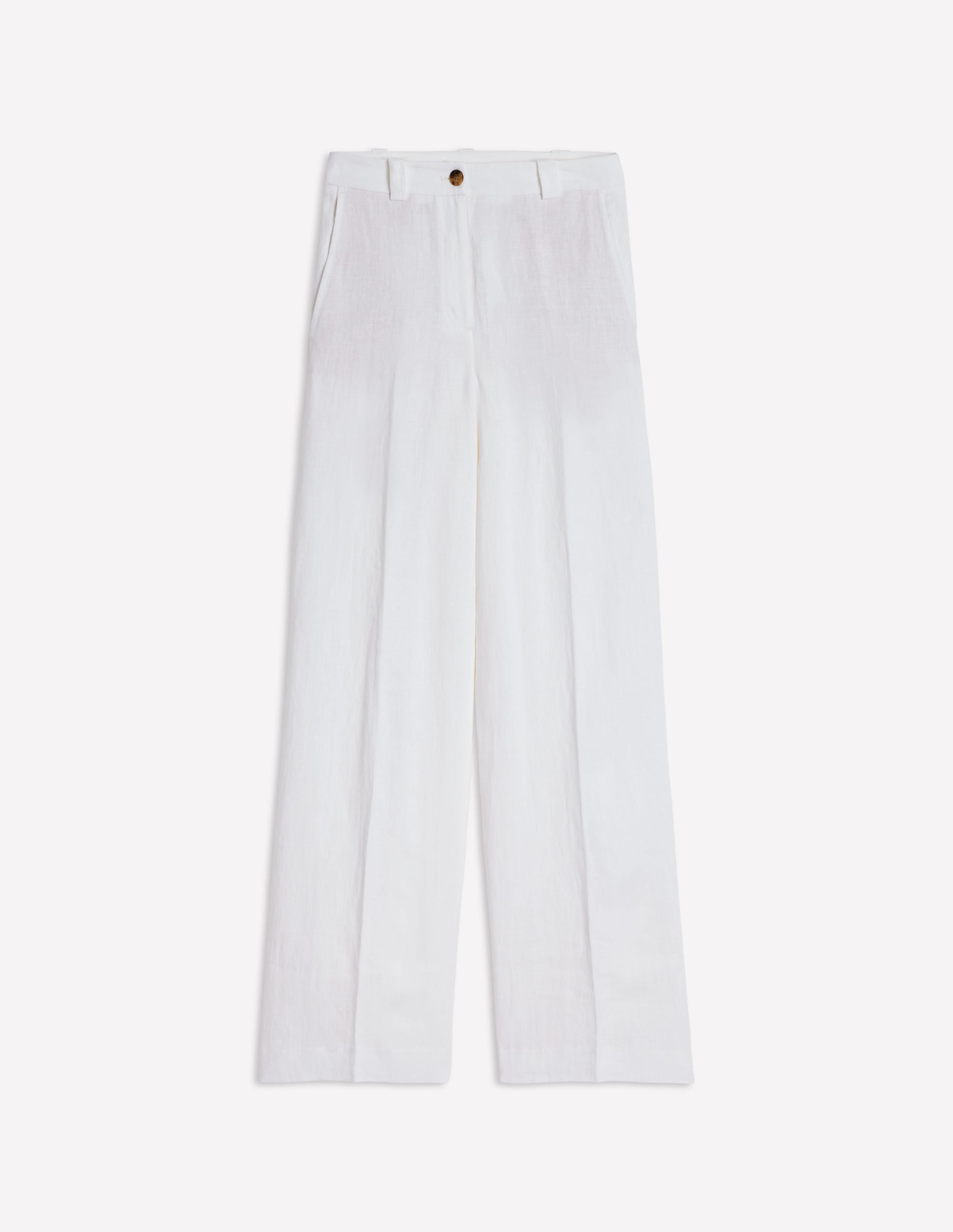 Westbourne Linen Trousers-White - Image 7