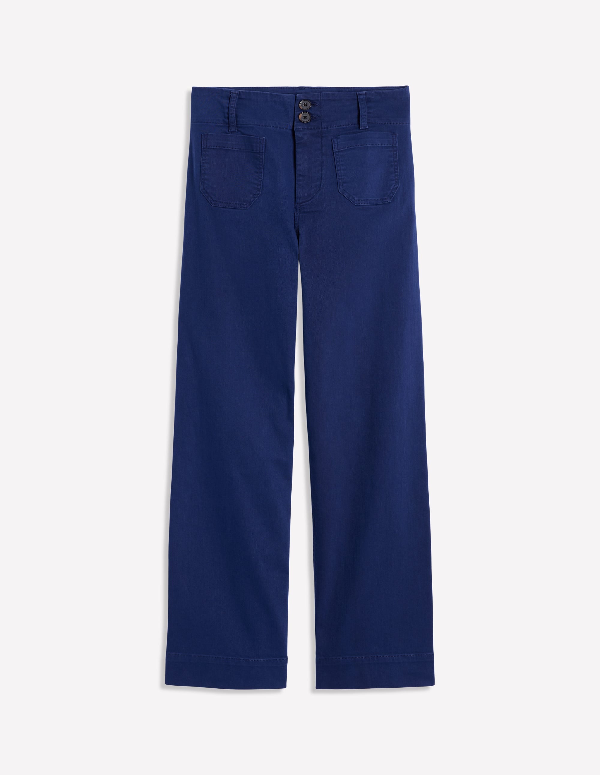 Primrose Patch Pocket Trousers-Navy - Image 6