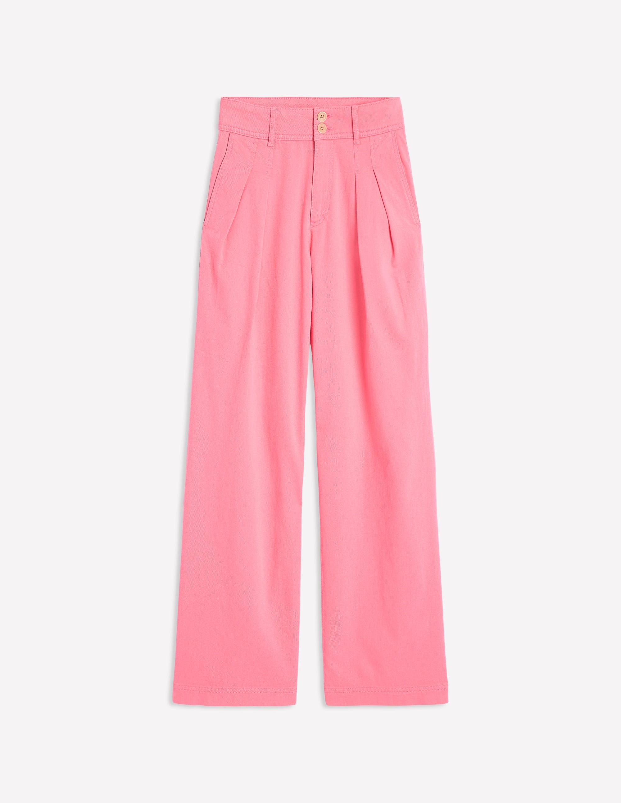 Brompton Wide Leg Trousers-Pink Rose - Image 6