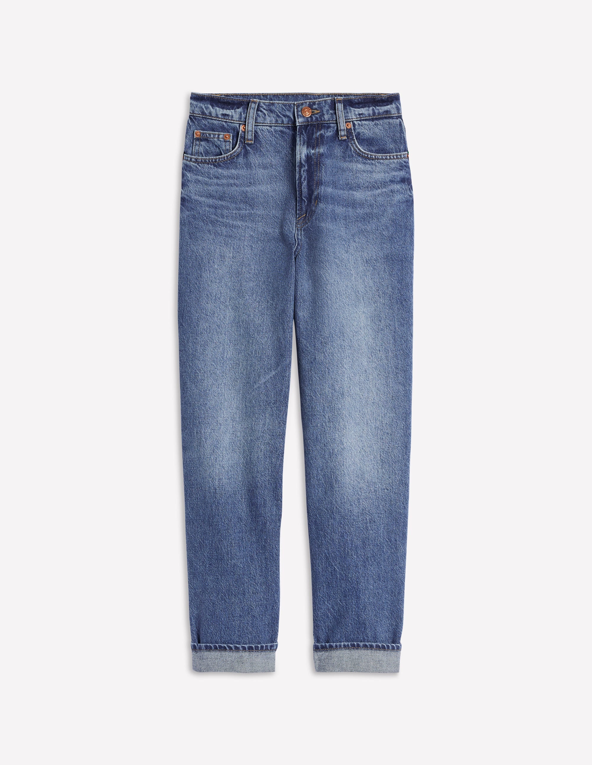 Mid Rise Relaxed Jeans-Mid Vintage - Image 16