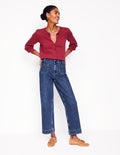 Primrose Cropped Jeans-Mid Vintage