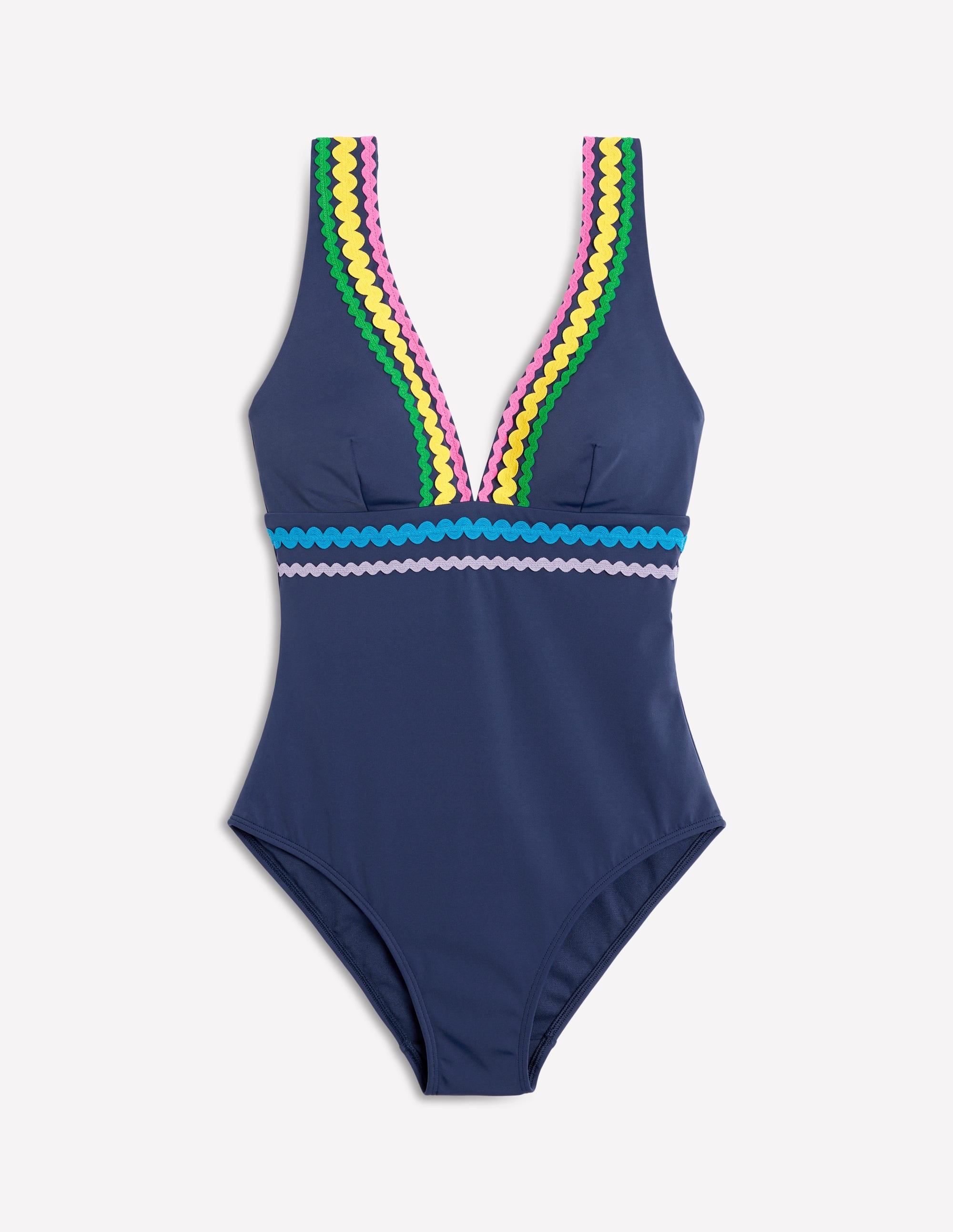 Porto V-neck Swimsuit-Navy Rik Rak - Image 6