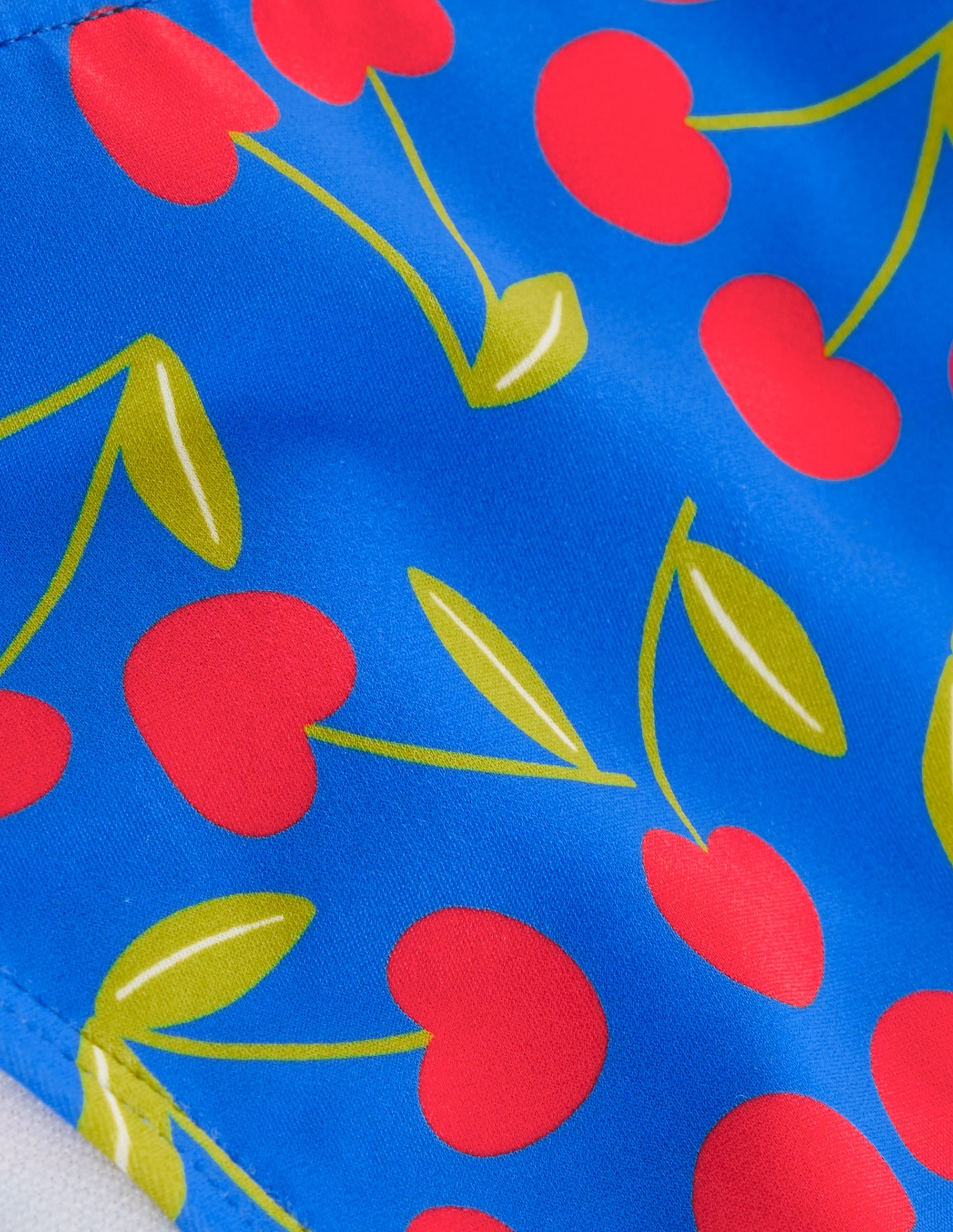 Symi String Bikini Bottoms-Gallery Blue, Cherry Scatter - Image 6