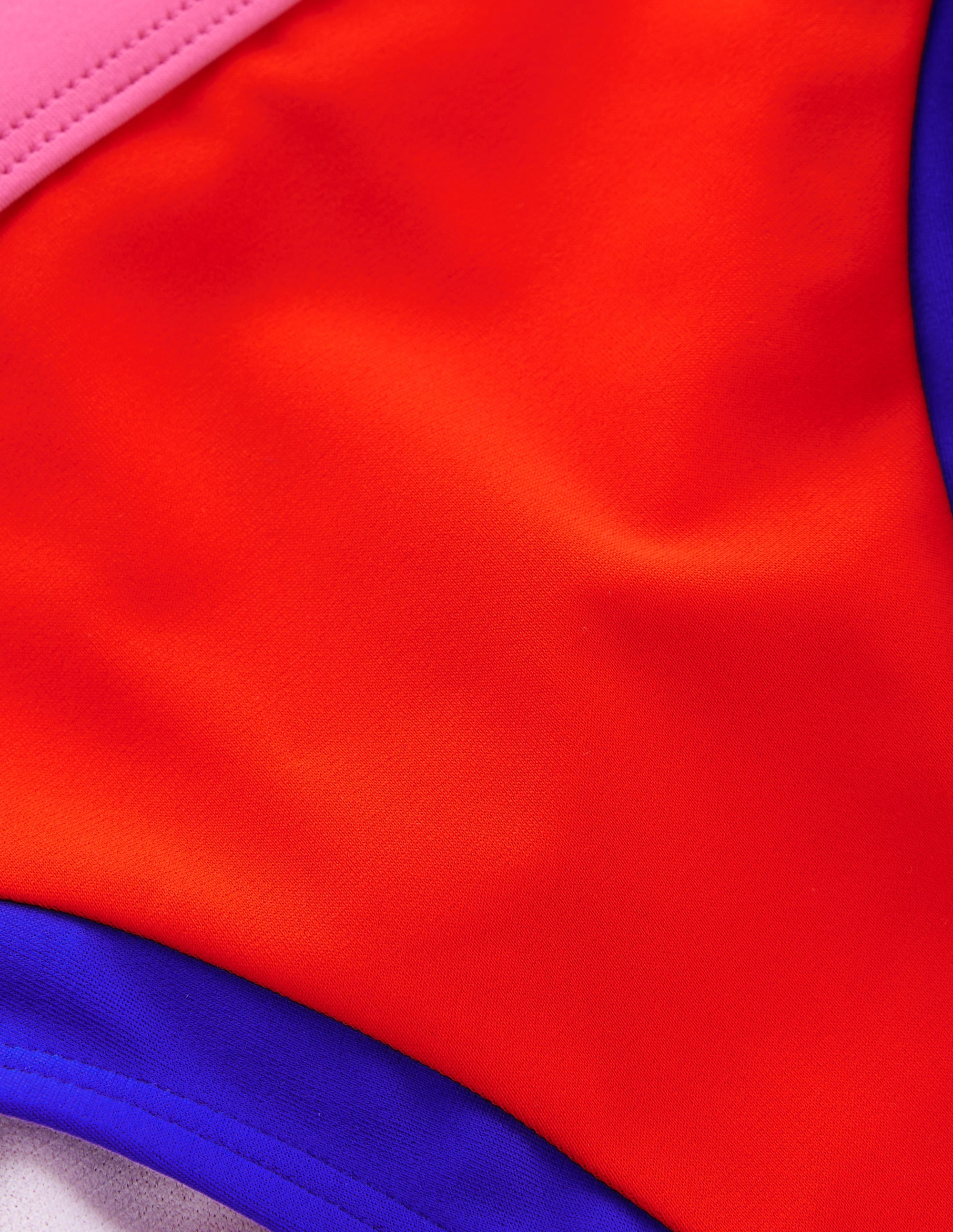 Santorini Bikini Bottoms-Fire colourblock - Image 6