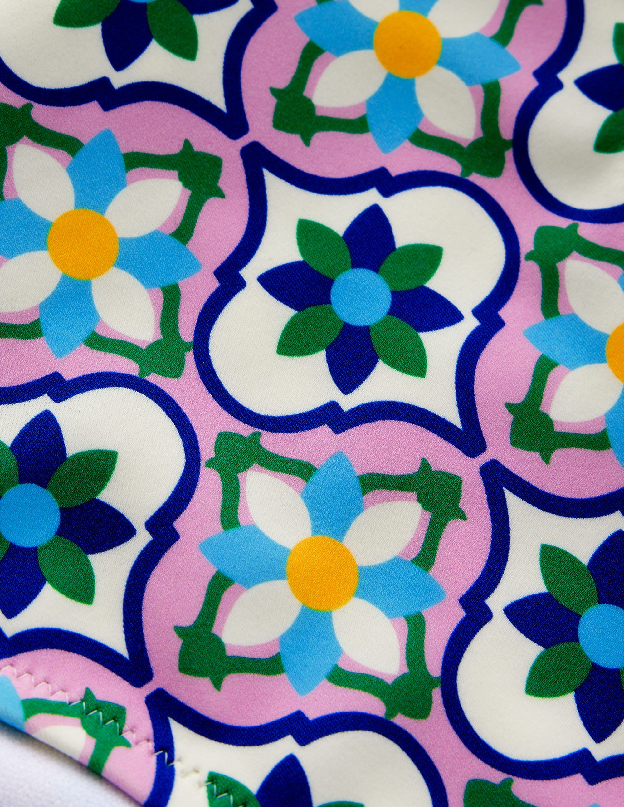 Classic Bikini Bottoms-Multi, Floweret Tile - Image 6