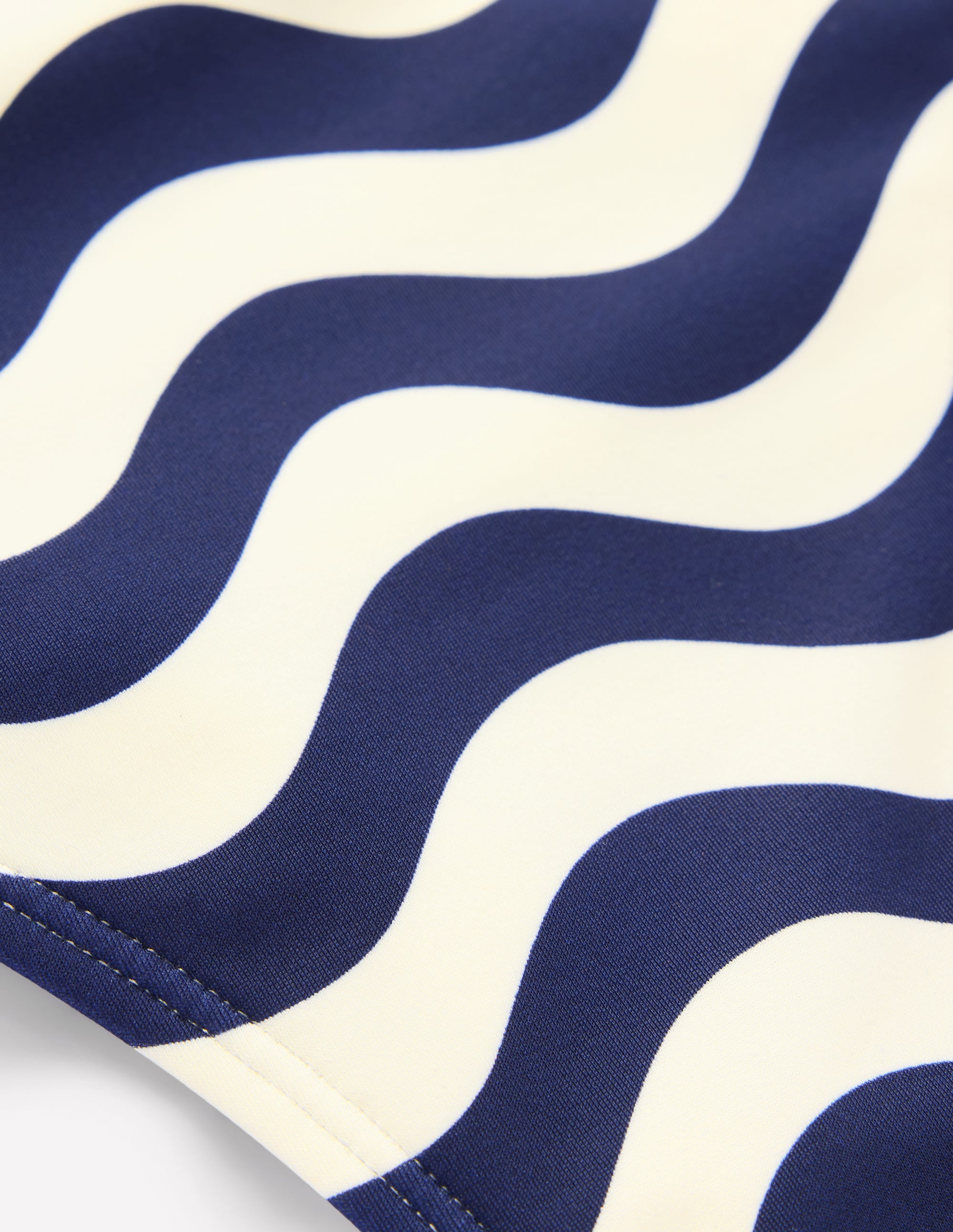Classic Bikini Bottoms-Navy, Rythmic Wave - Image 7