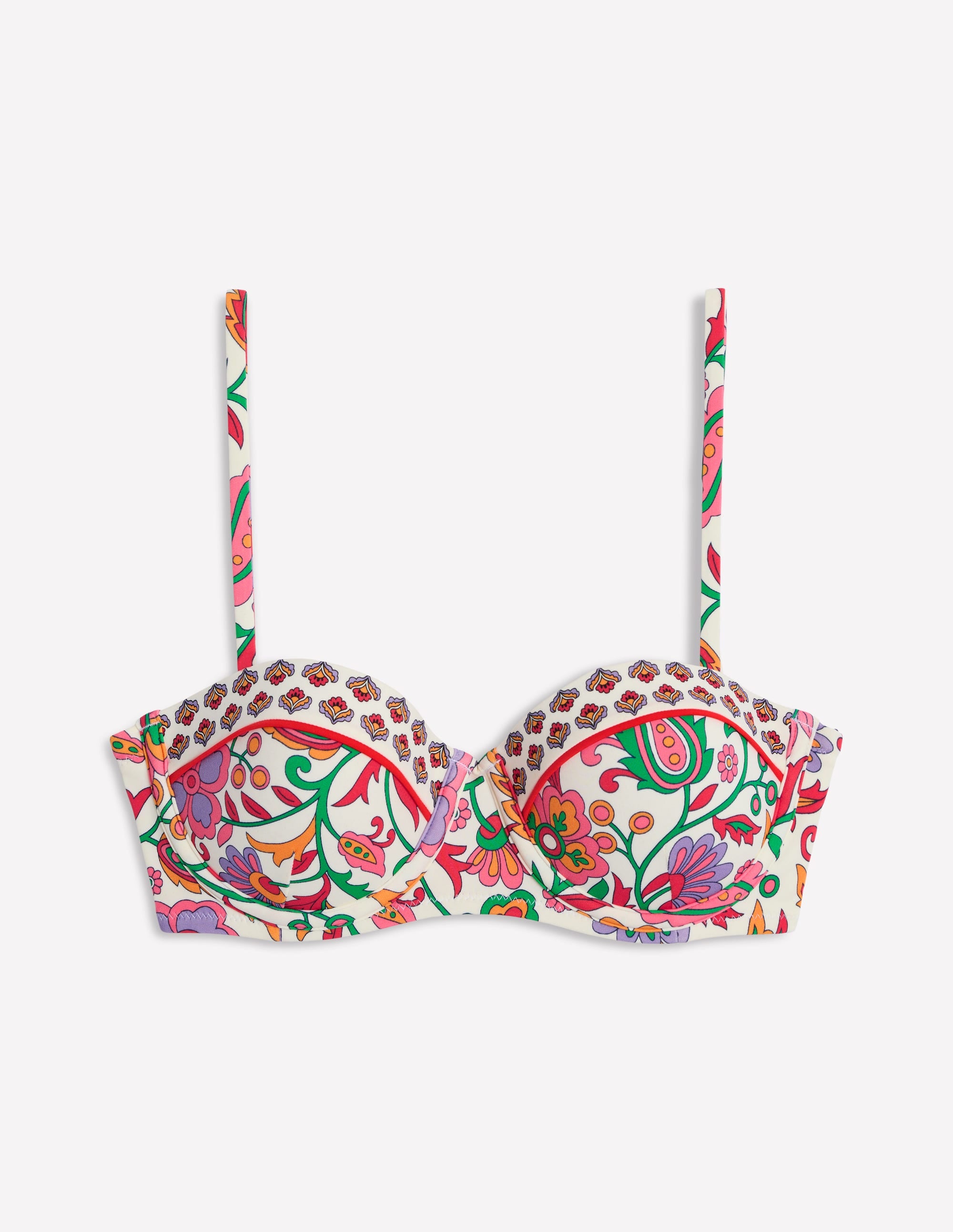 Rhodes Cup Sized Bikini Top-Multi, Oriental Paradise - Image 5