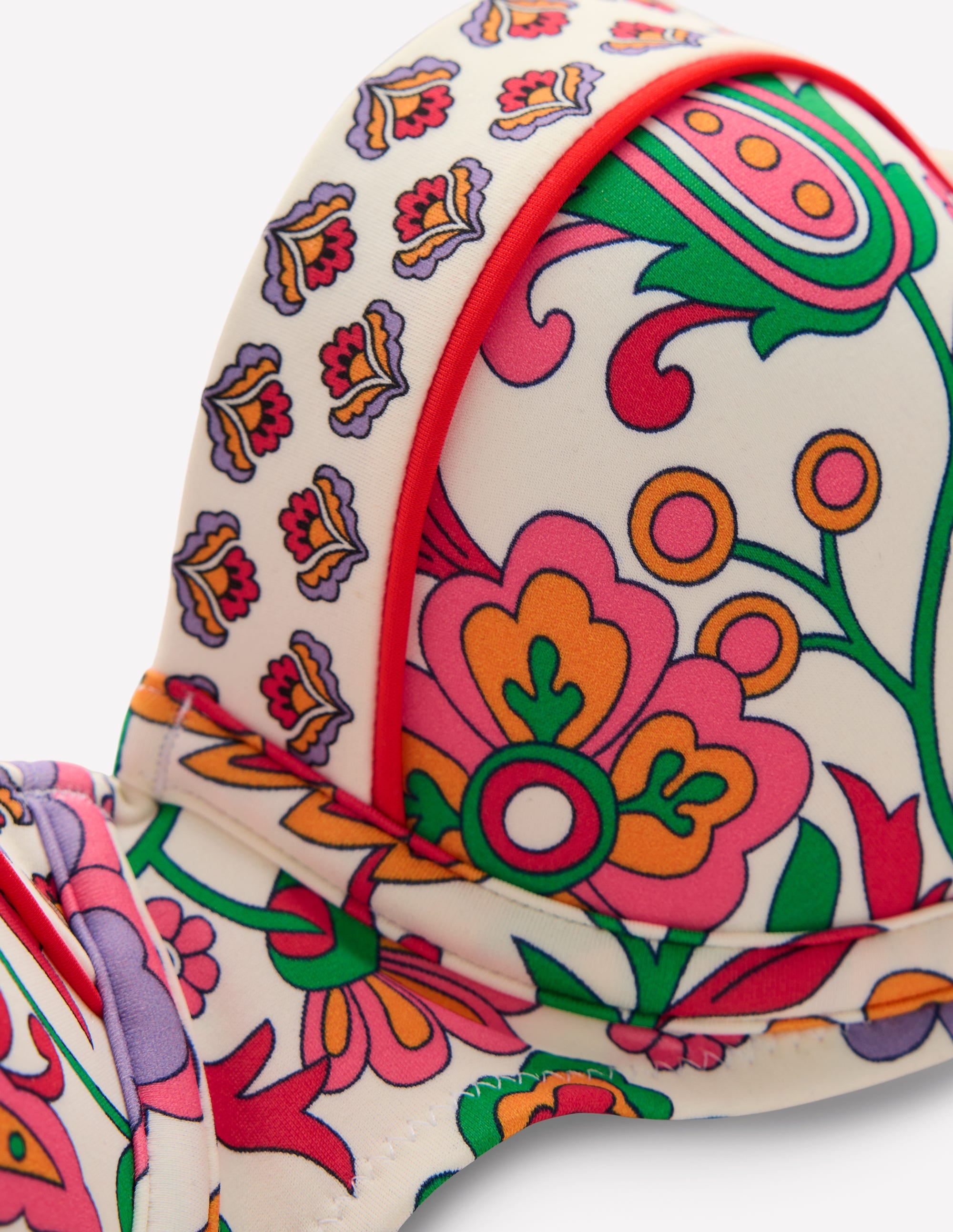 Rhodes Cup Sized Bikini Top-Multi, Oriental Paradise - Image 6